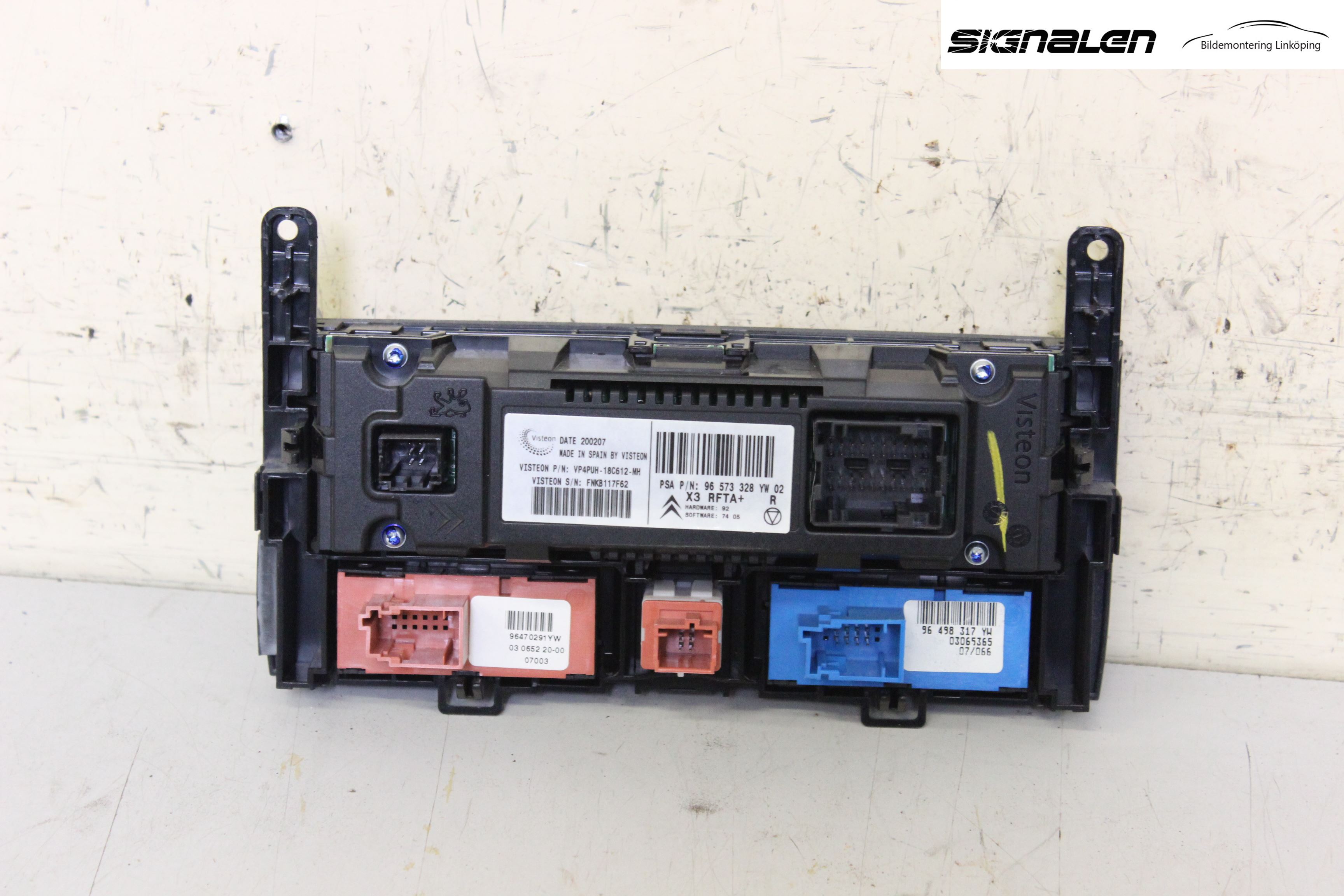 Citroen C5     05-08 Ac Styrenhet Ac Manöveren