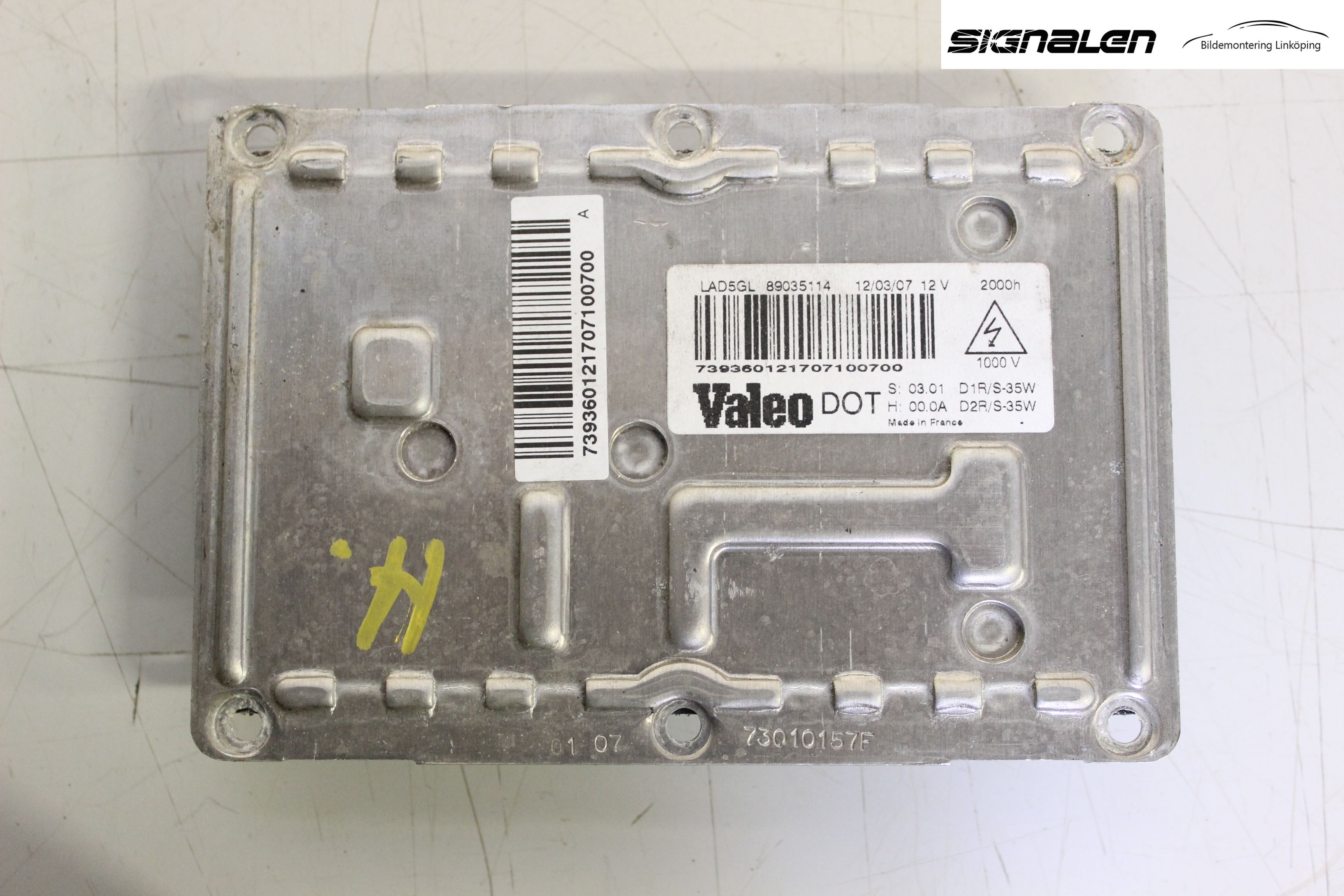 Citroen C5     05-08 Styrenhet Strålkastare