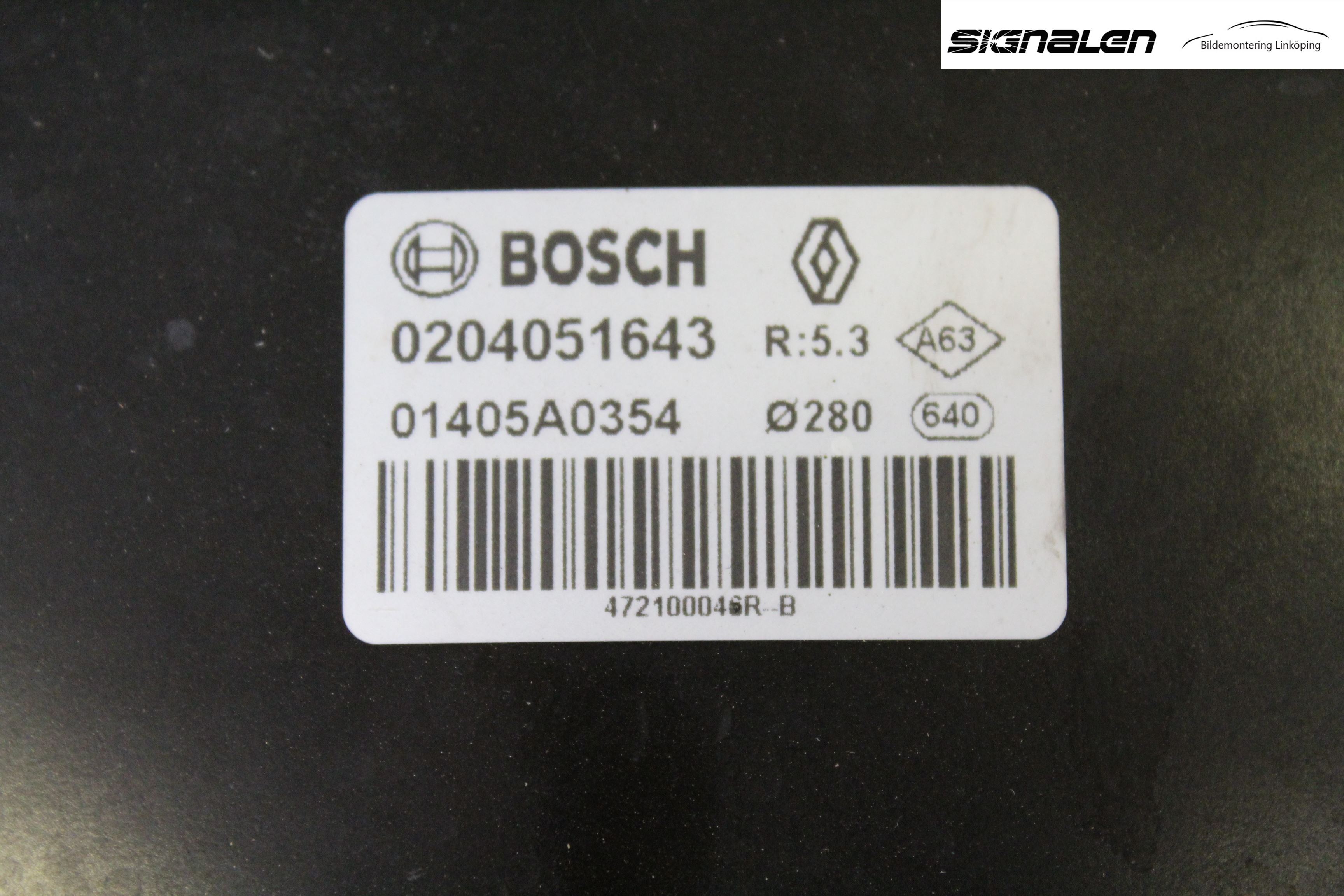 Renault LAGUNA III 08-10 Bromsservo