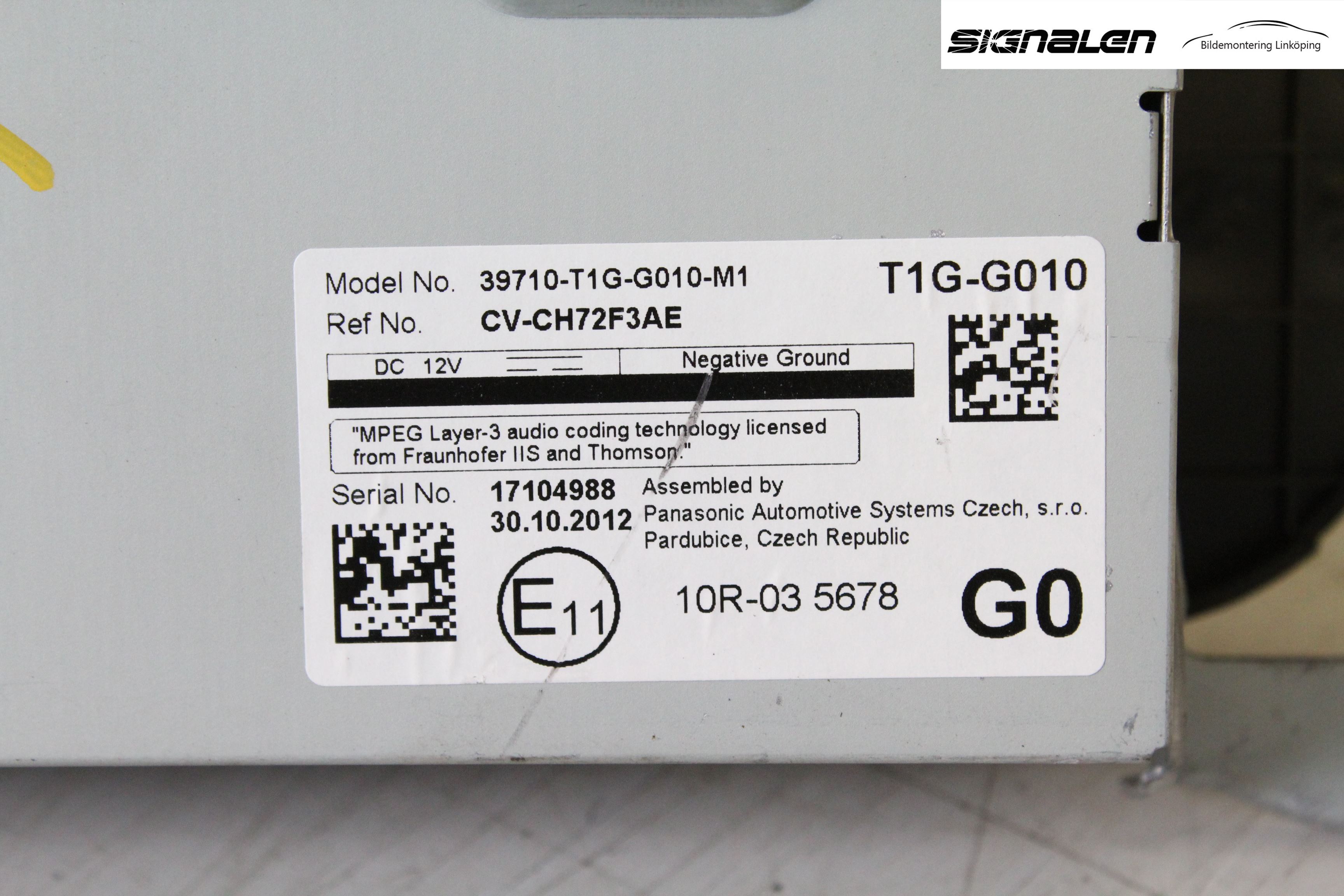 Honda CR-V 13-18 Färddator