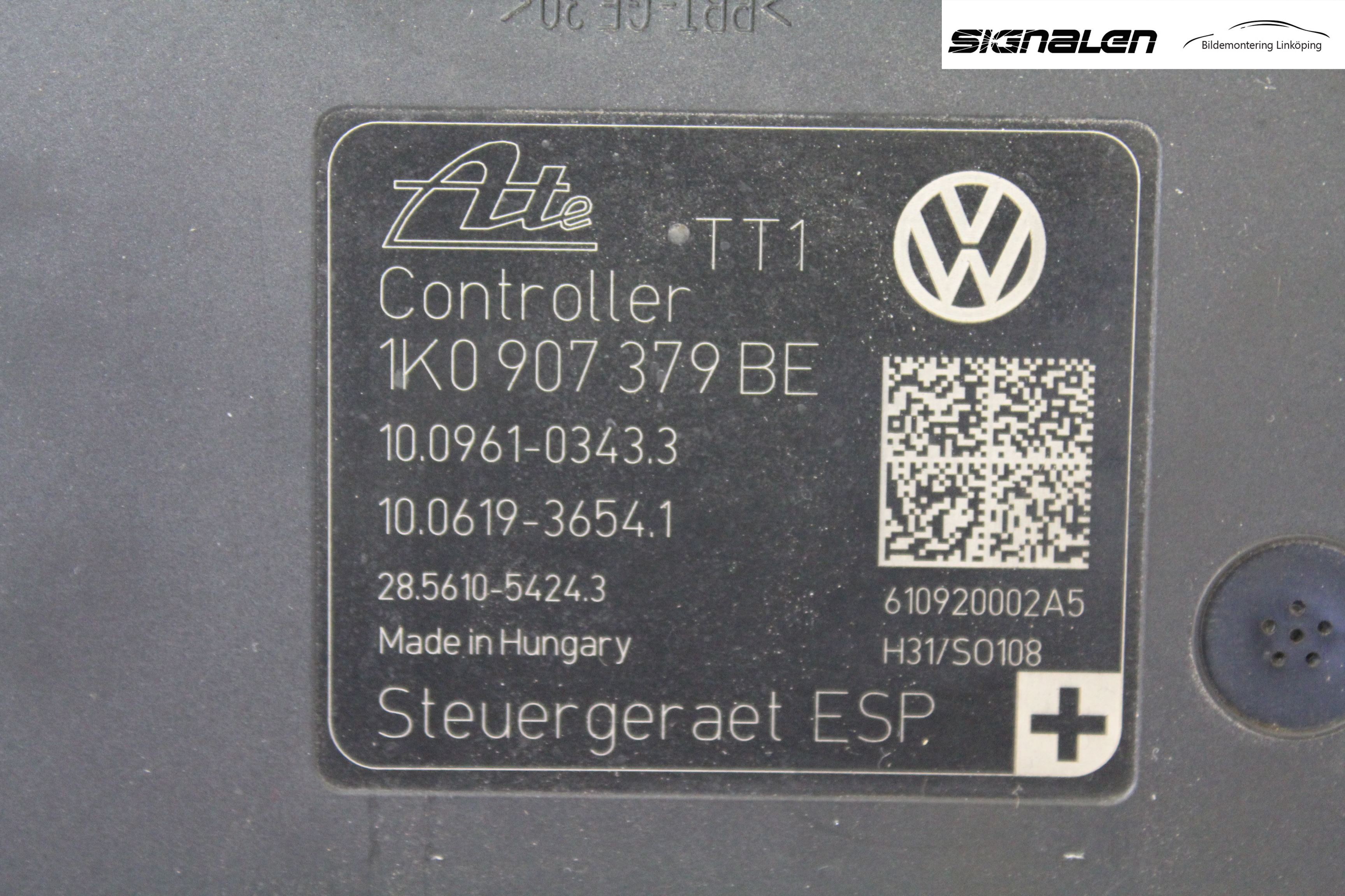 Volkswagen VW GOLF VI 09-13 Abs Hydraulaggregat