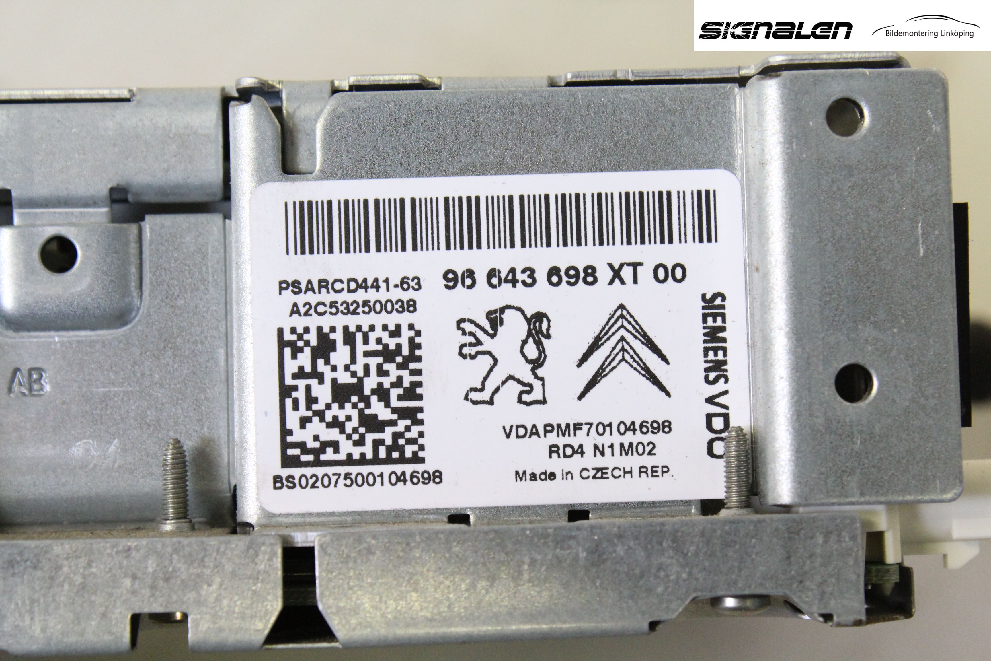 Citroen C3 05-10 Cd Radio - Multimediapanel