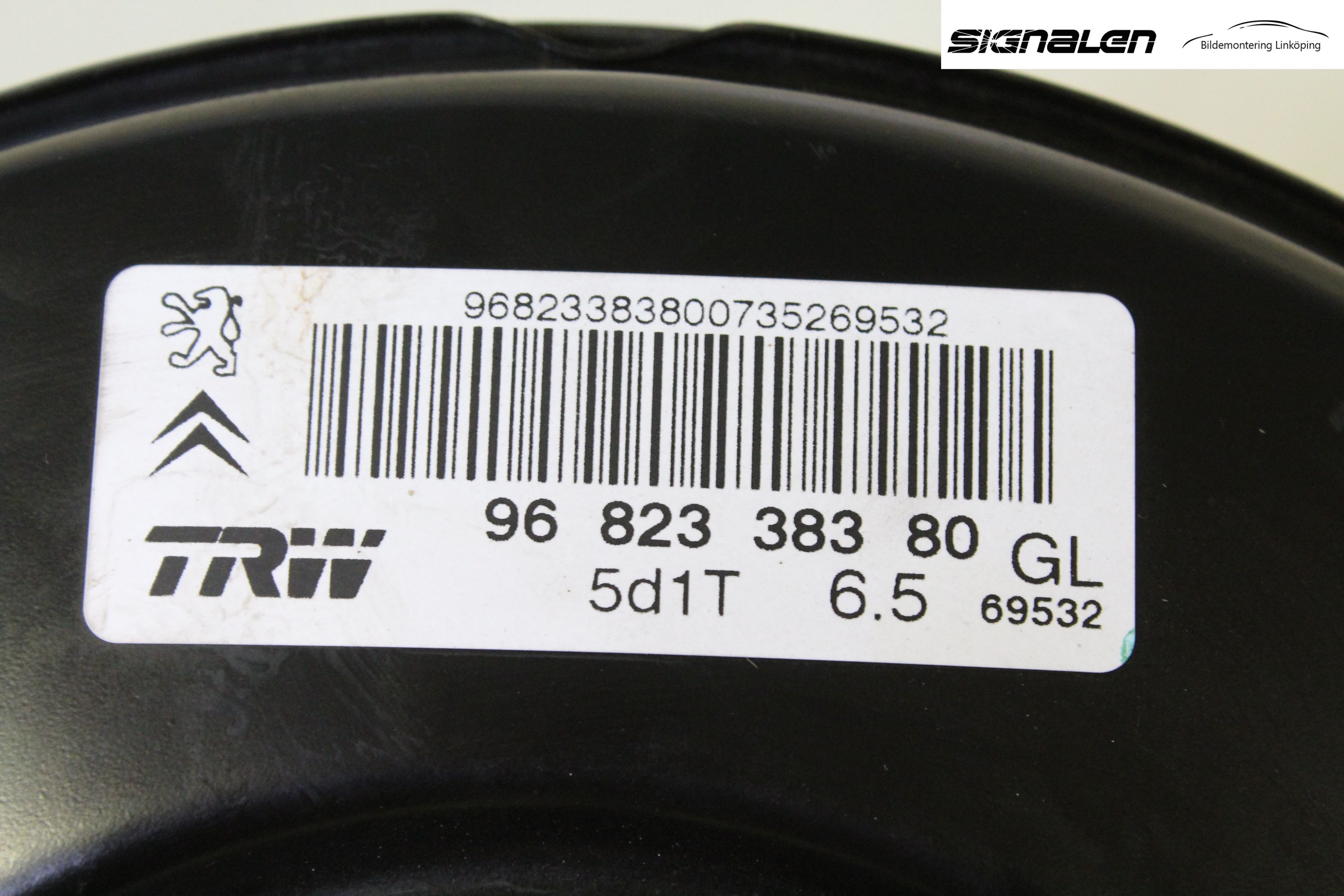 Citroen C3 05-10 Bromsservo