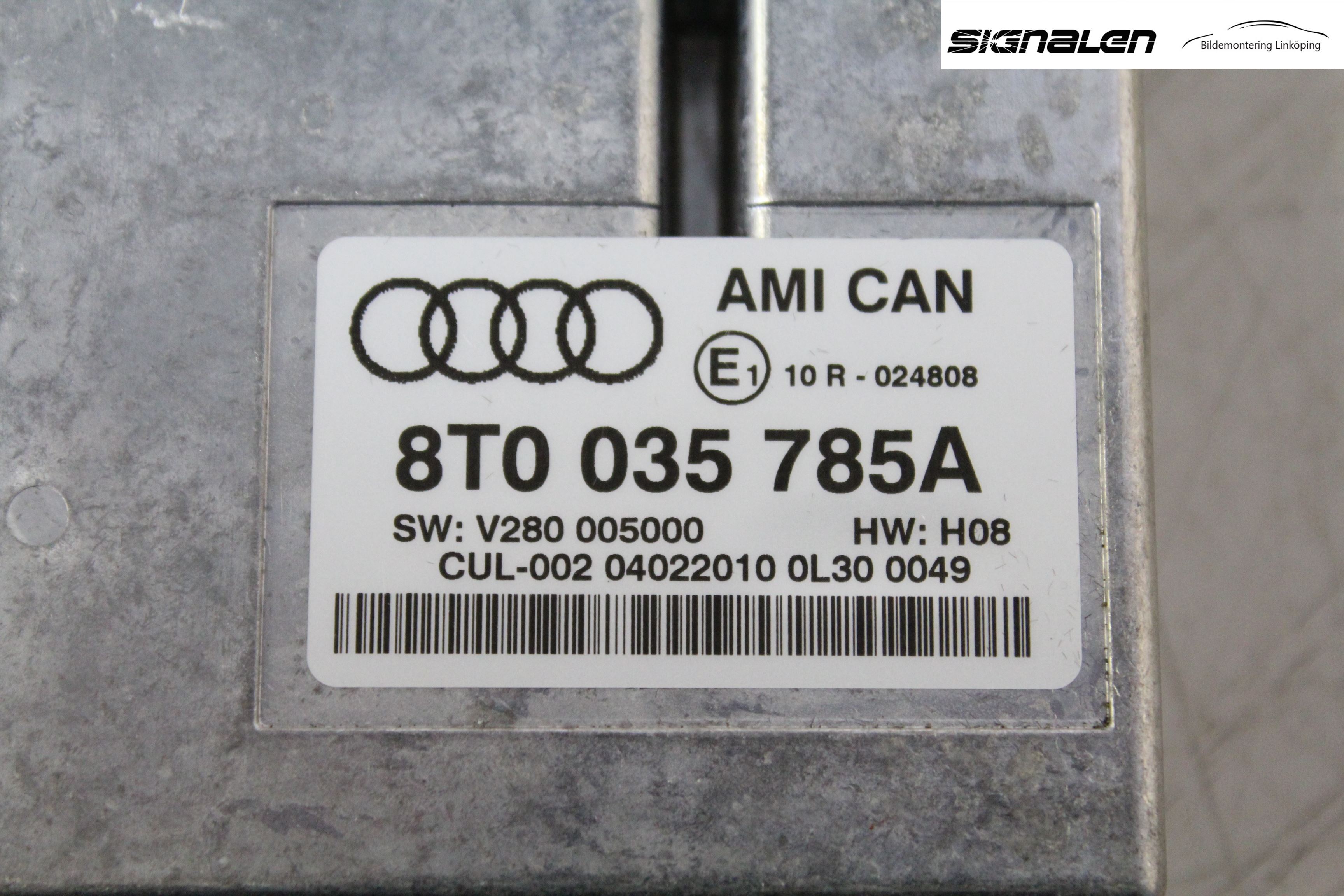 Audi A4/S4 08-11 Radio Övrigt