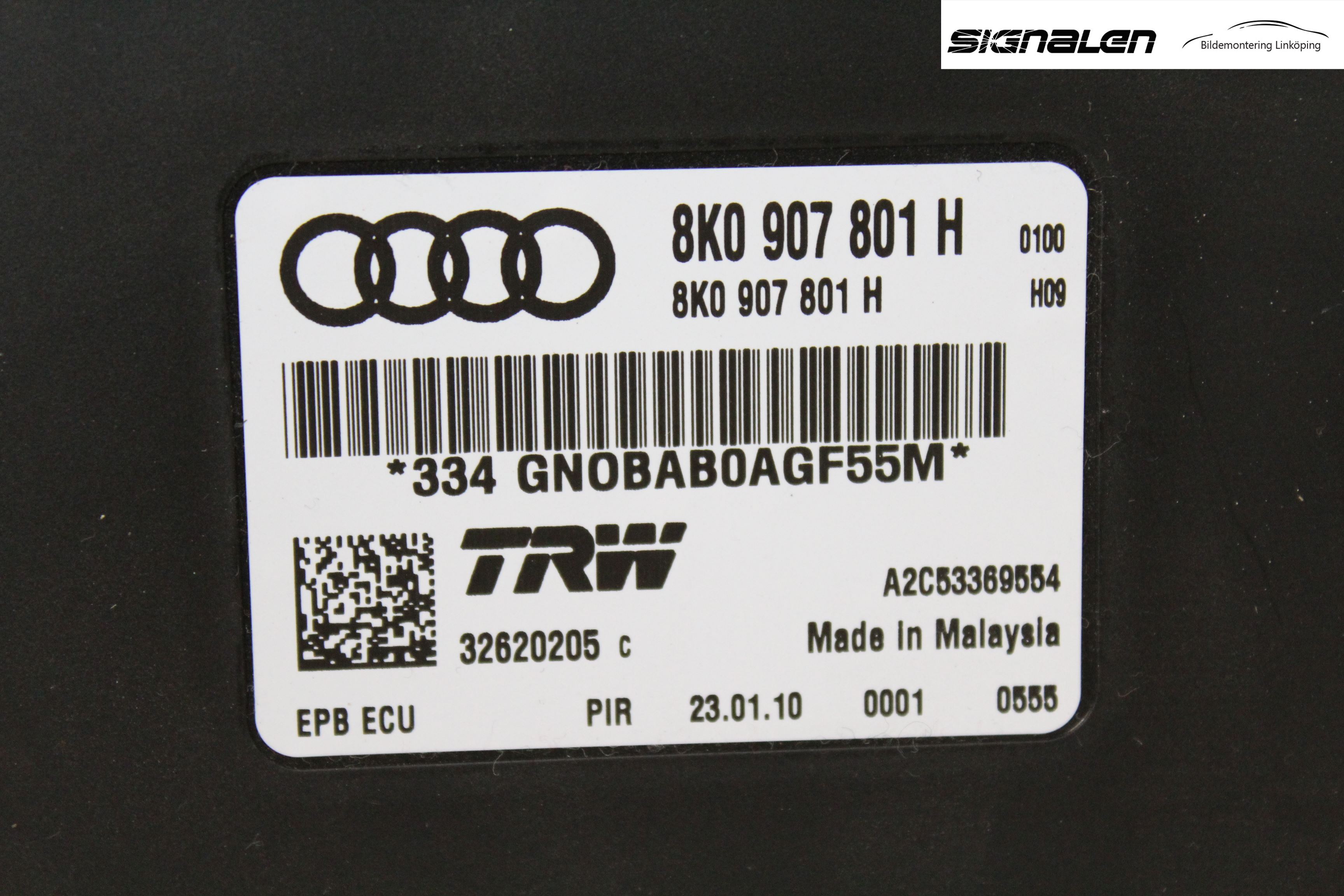 Audi A4/S4 08-11 Styrenhet Parkbroms Epb