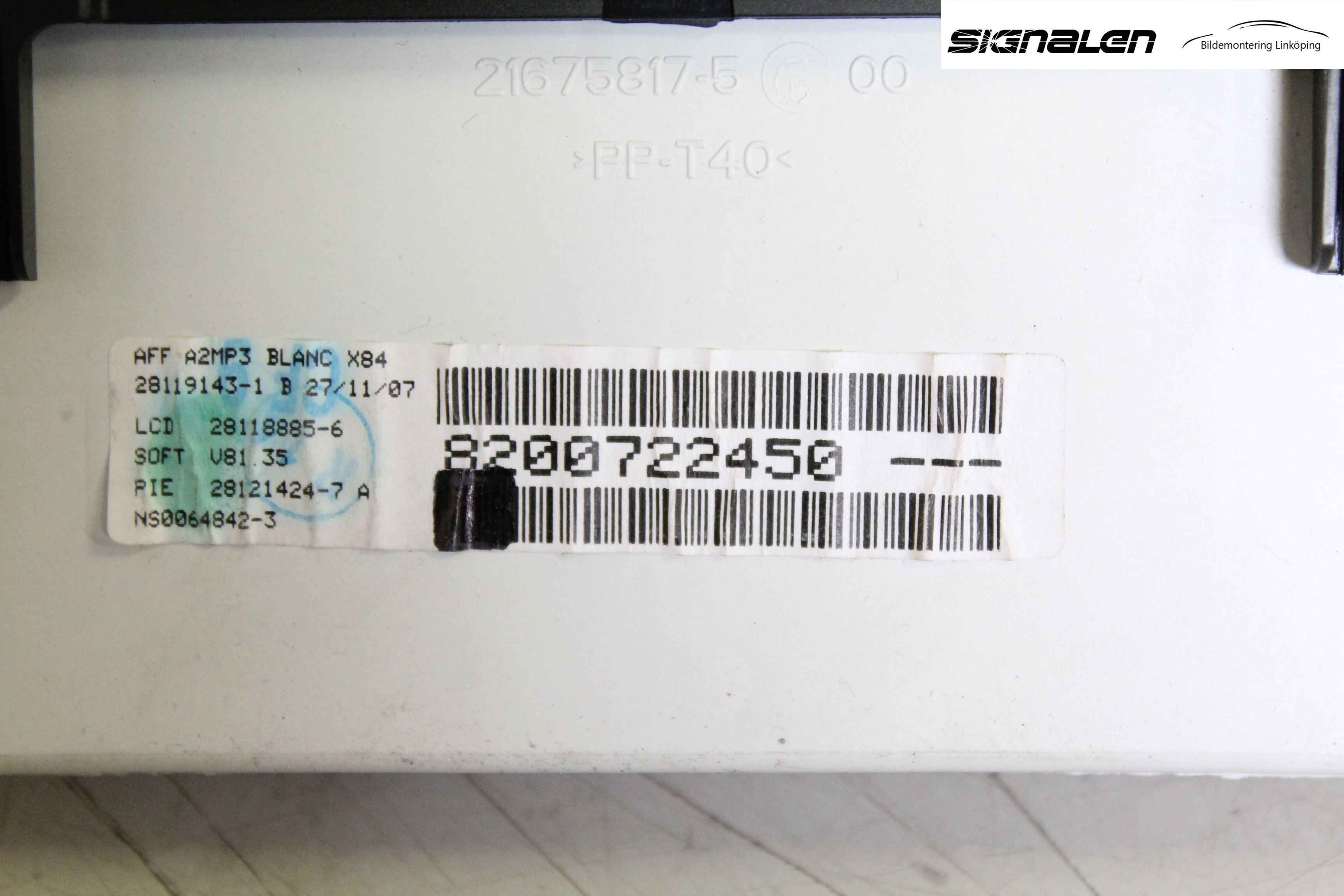 Renault MÉGANE II  06-08 Färddator