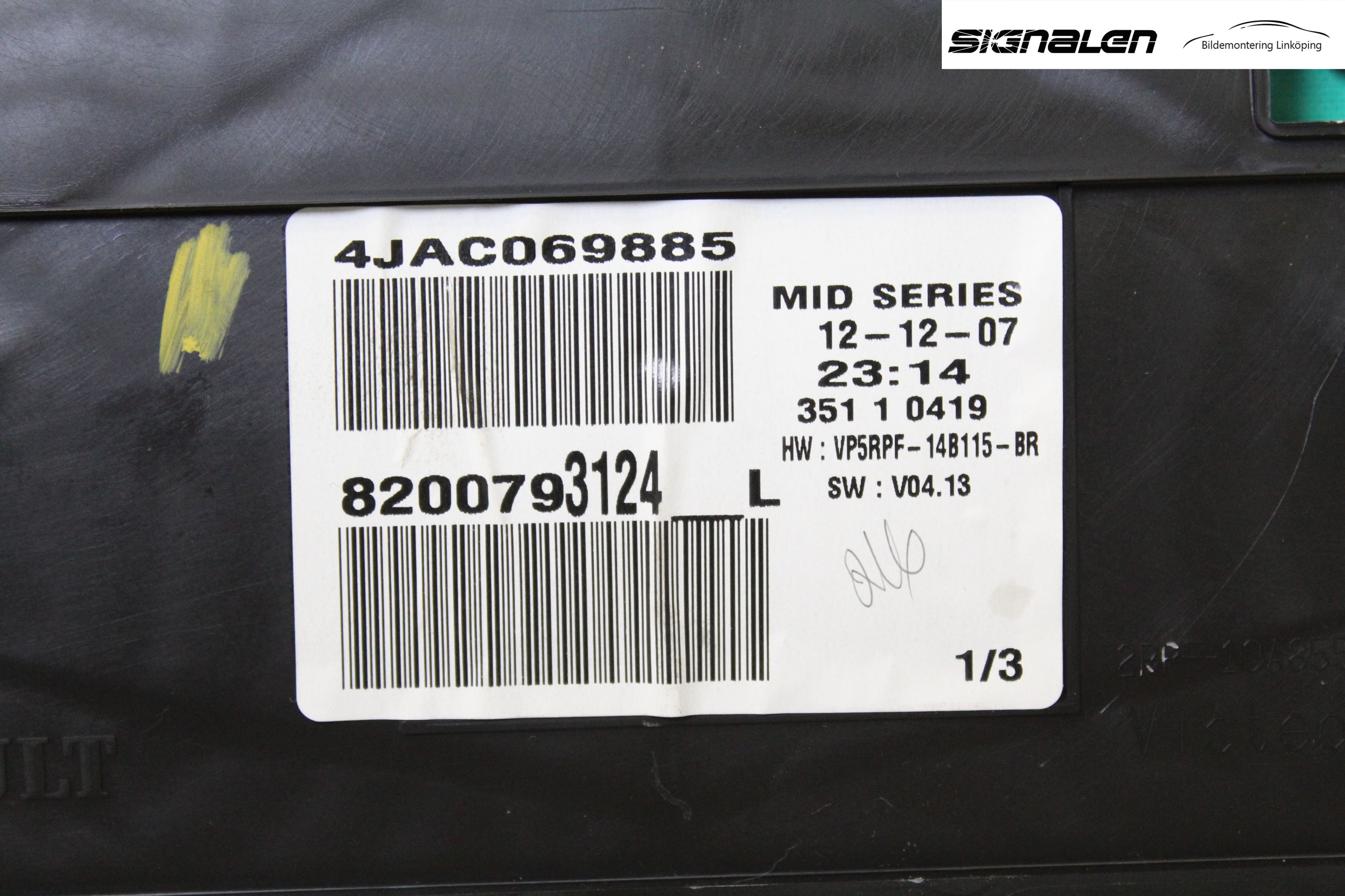 Renault MÉGANE II  06-08 Instrument Komb