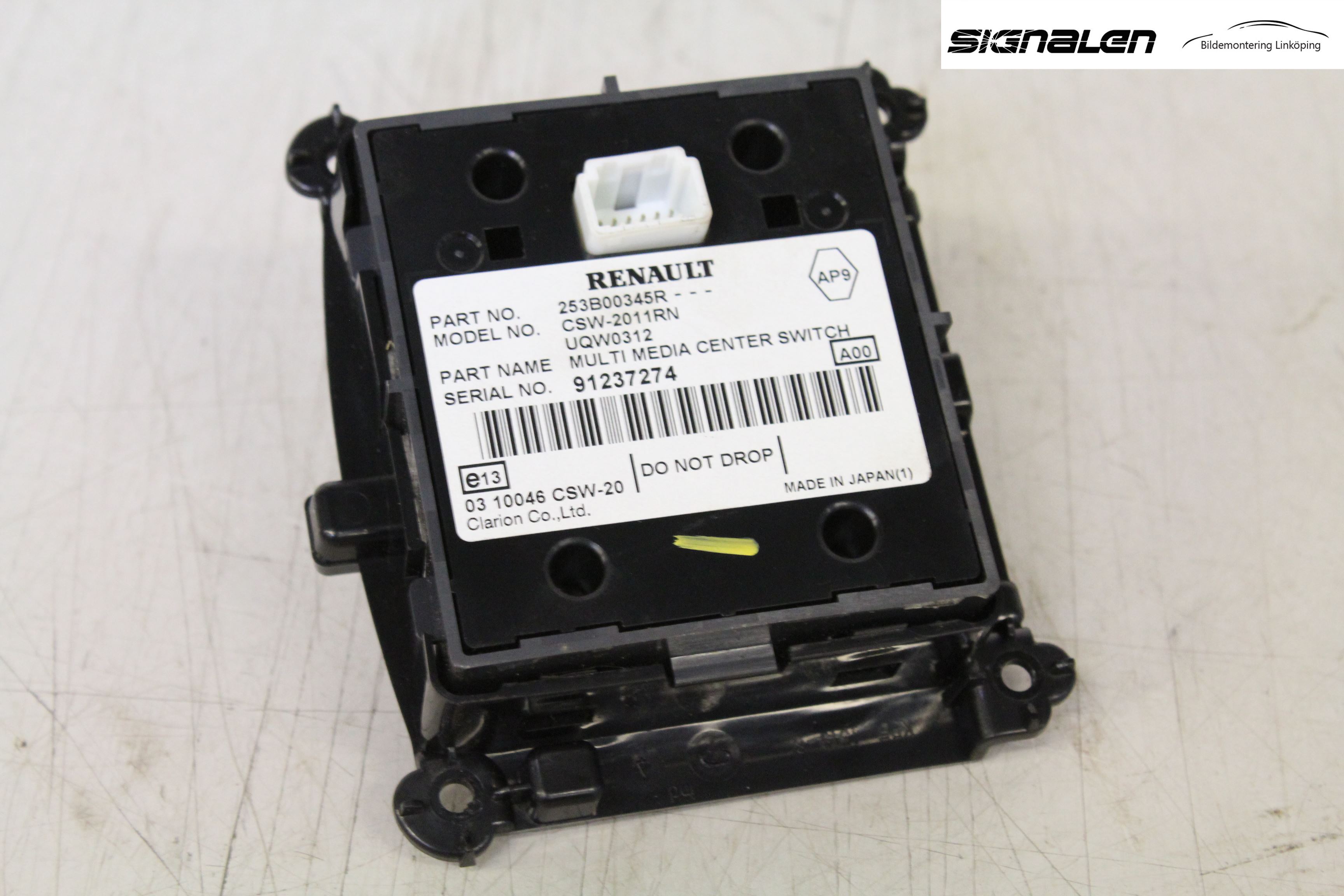 Renault LAGUNA III 08-10 Strömställare Färddator