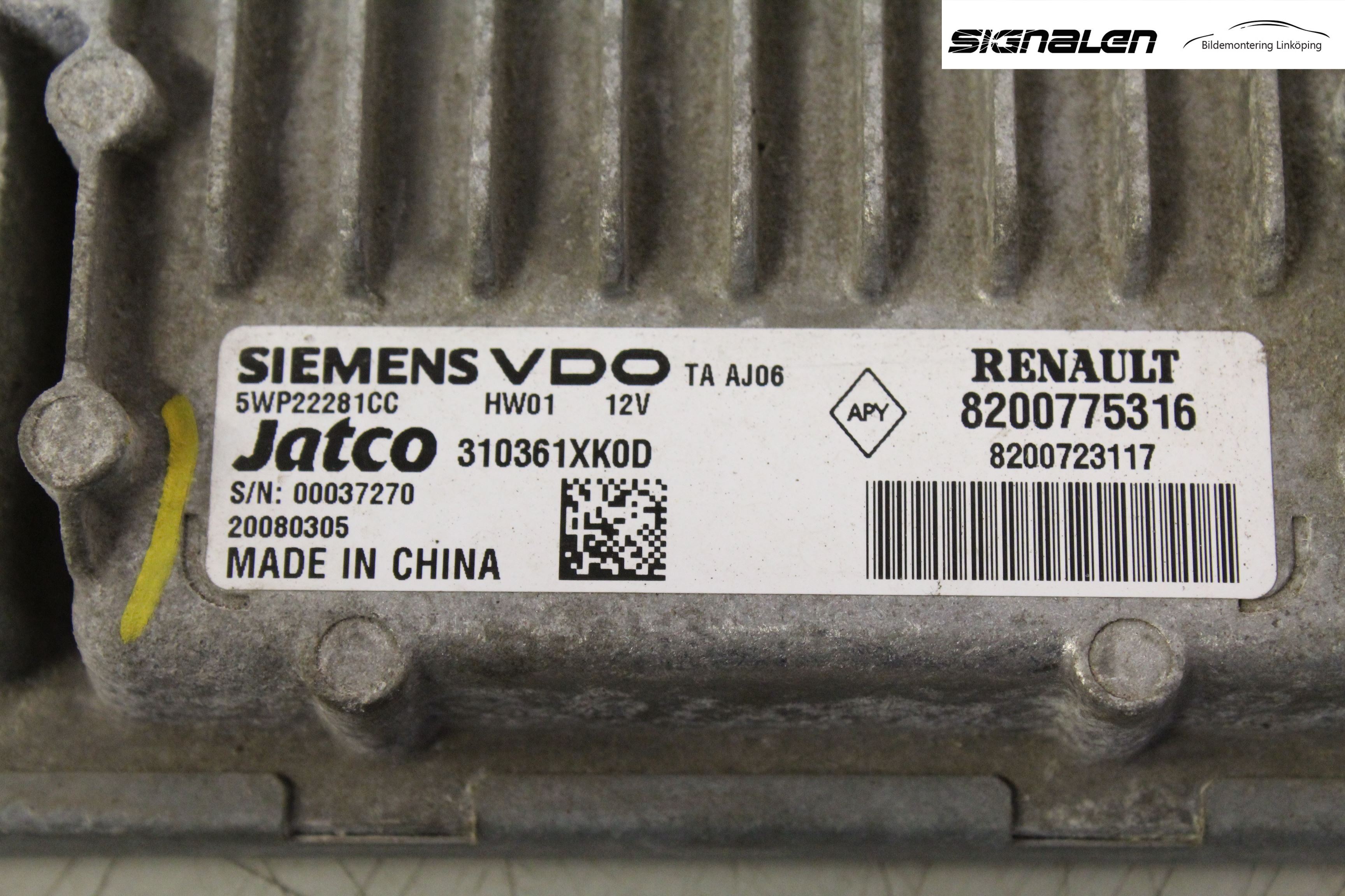 Renault LAGUNA III 08-10 Styrenhet Växellåda