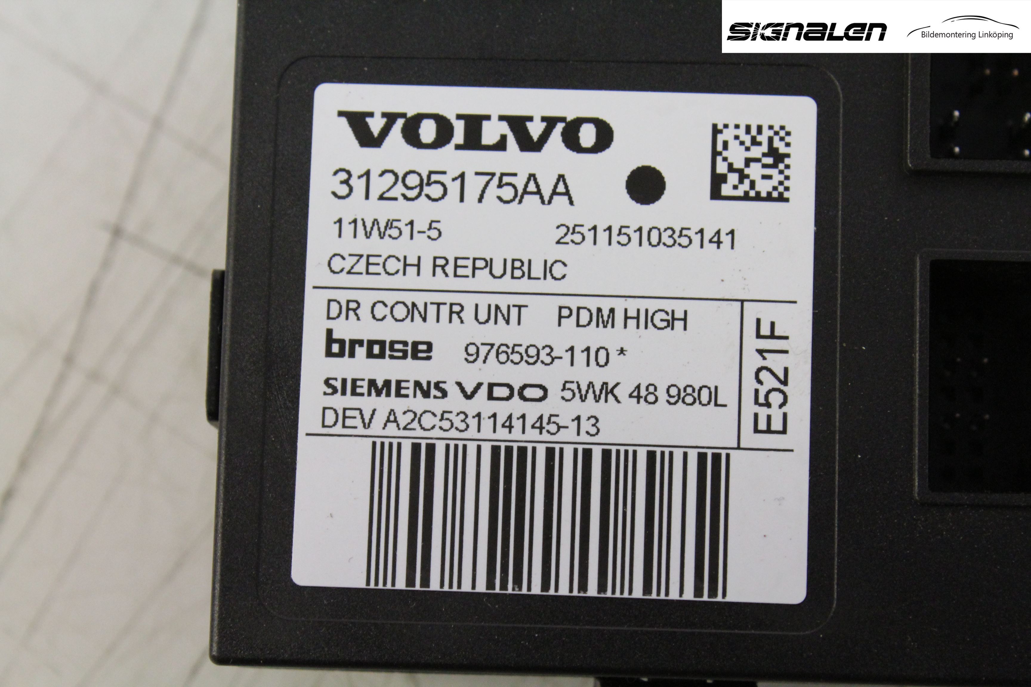 Volvo V50 08-12 Fönsterhissmotor