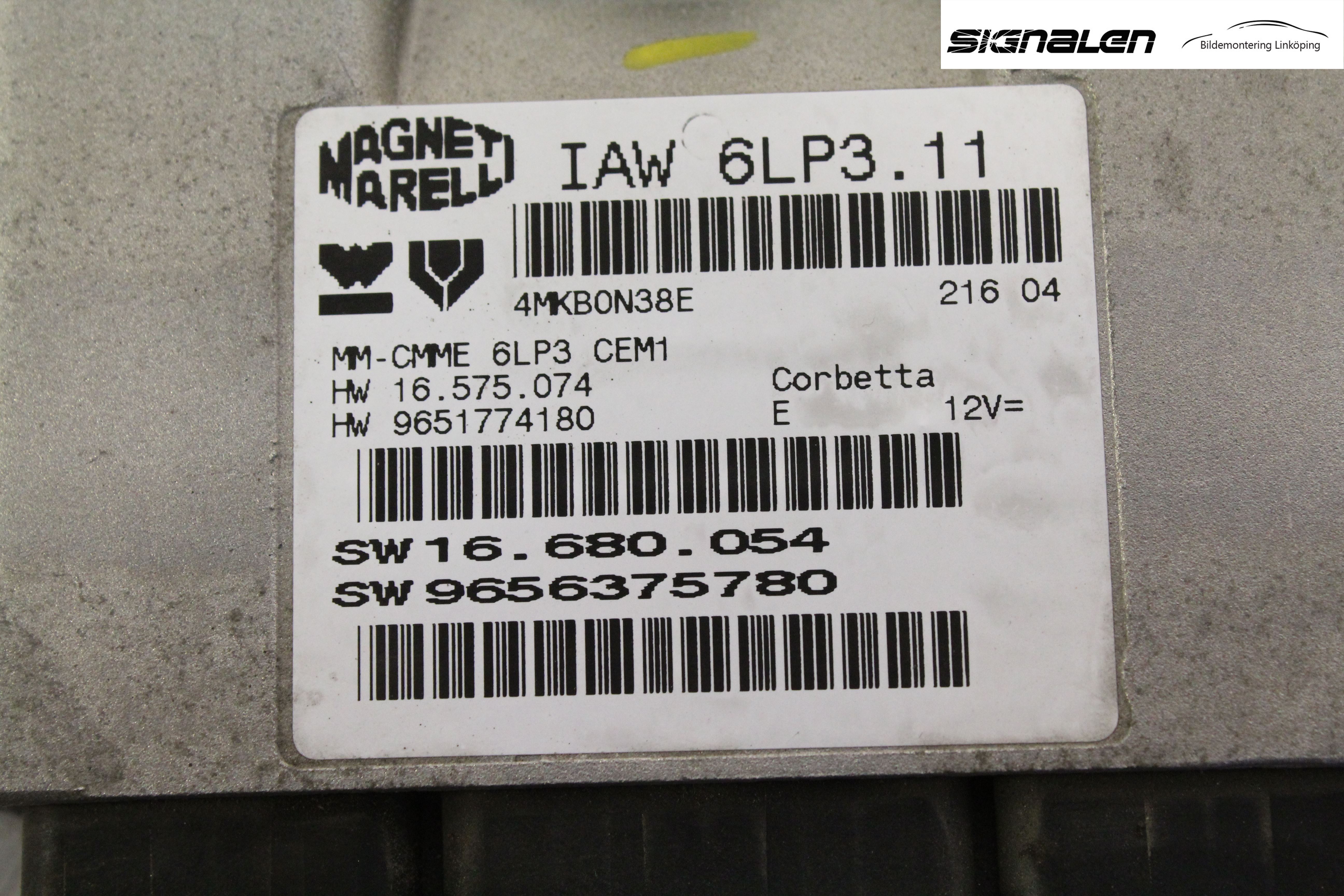 Peugeot 407 Styrenhet Insprut Bensin