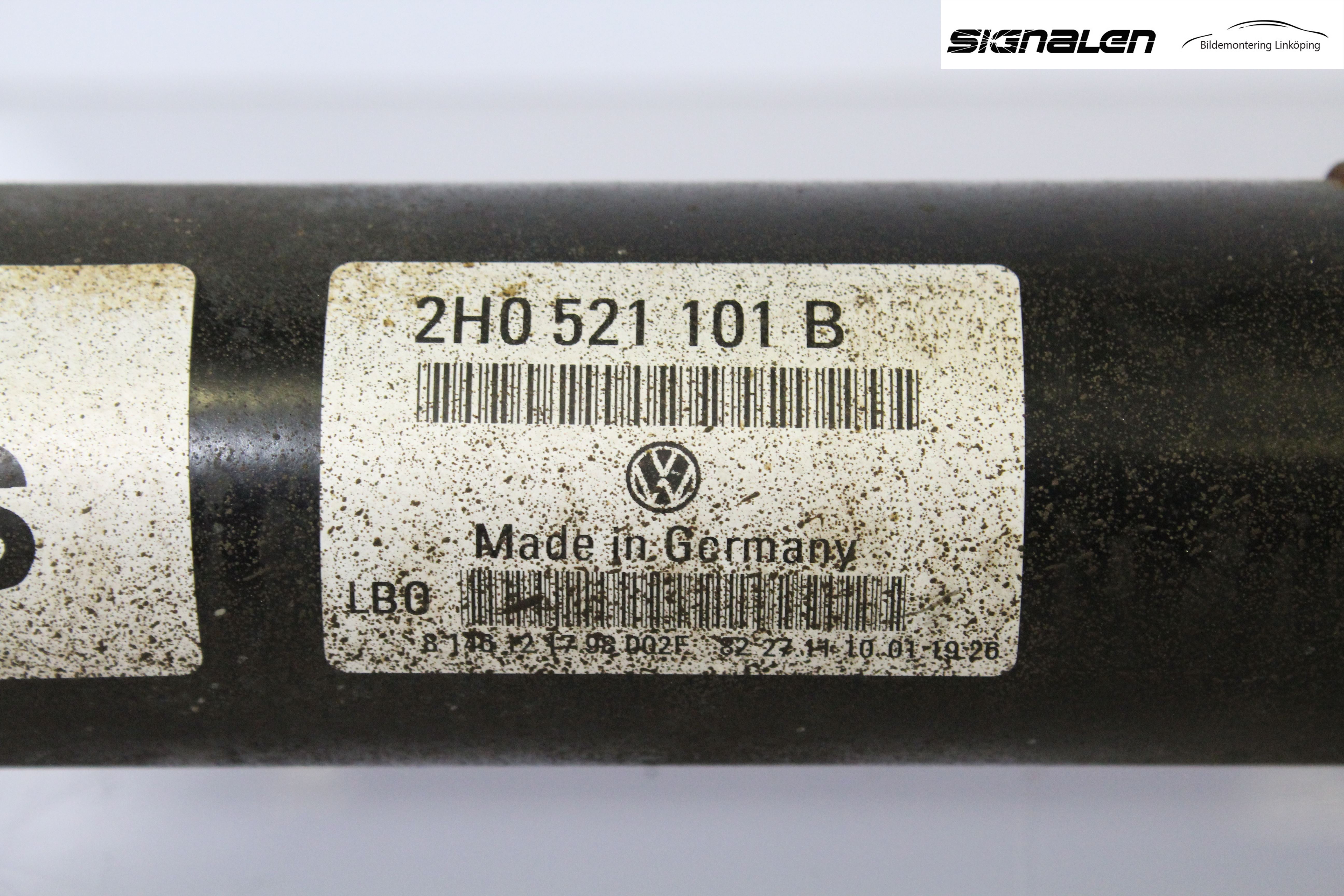 Volkswagen VW AMAROK 2H 10-22 Mellanaxel Främre 4Wd