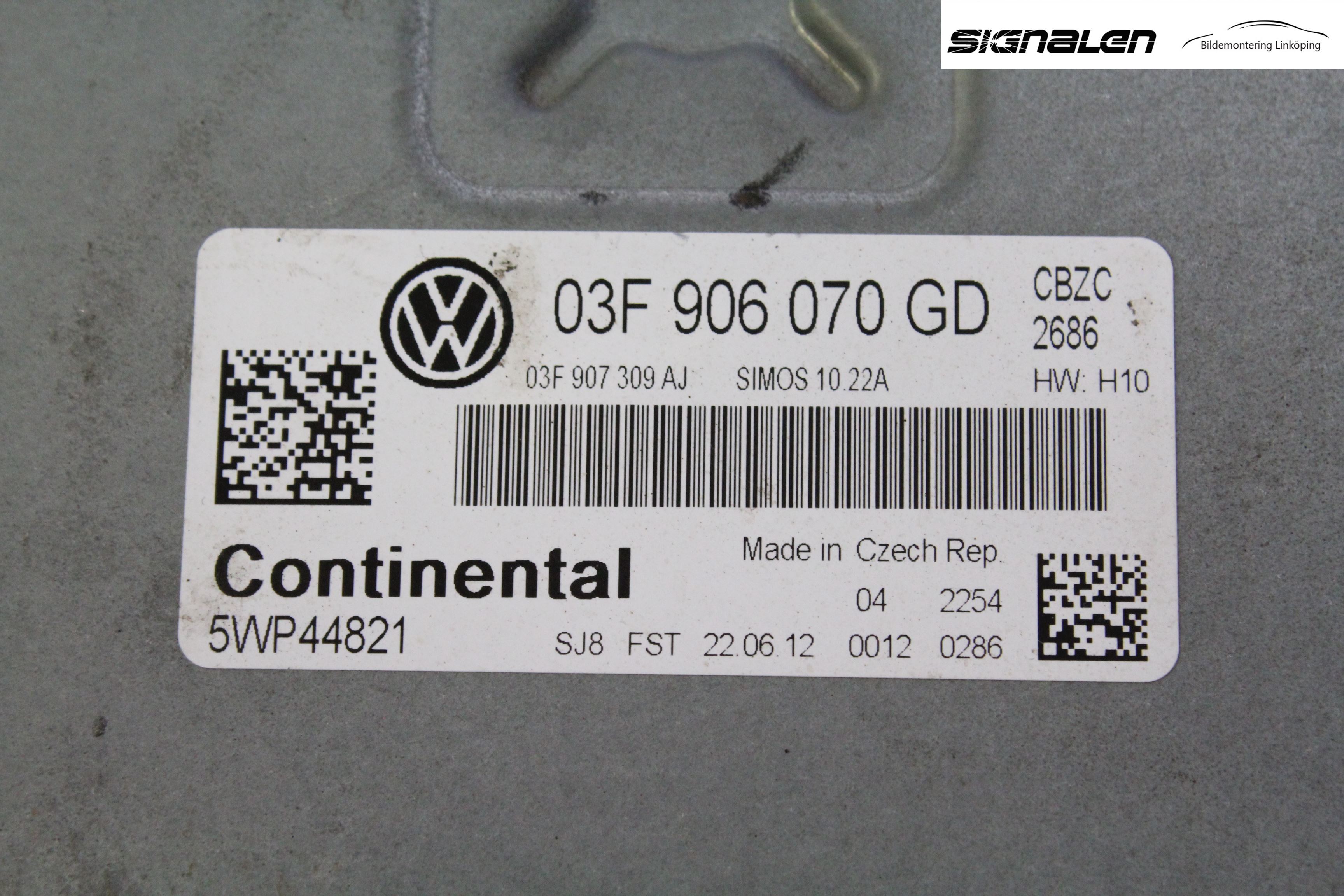 Volkswagen VW POLO 10-17 Styrenhet Insprut Bensin