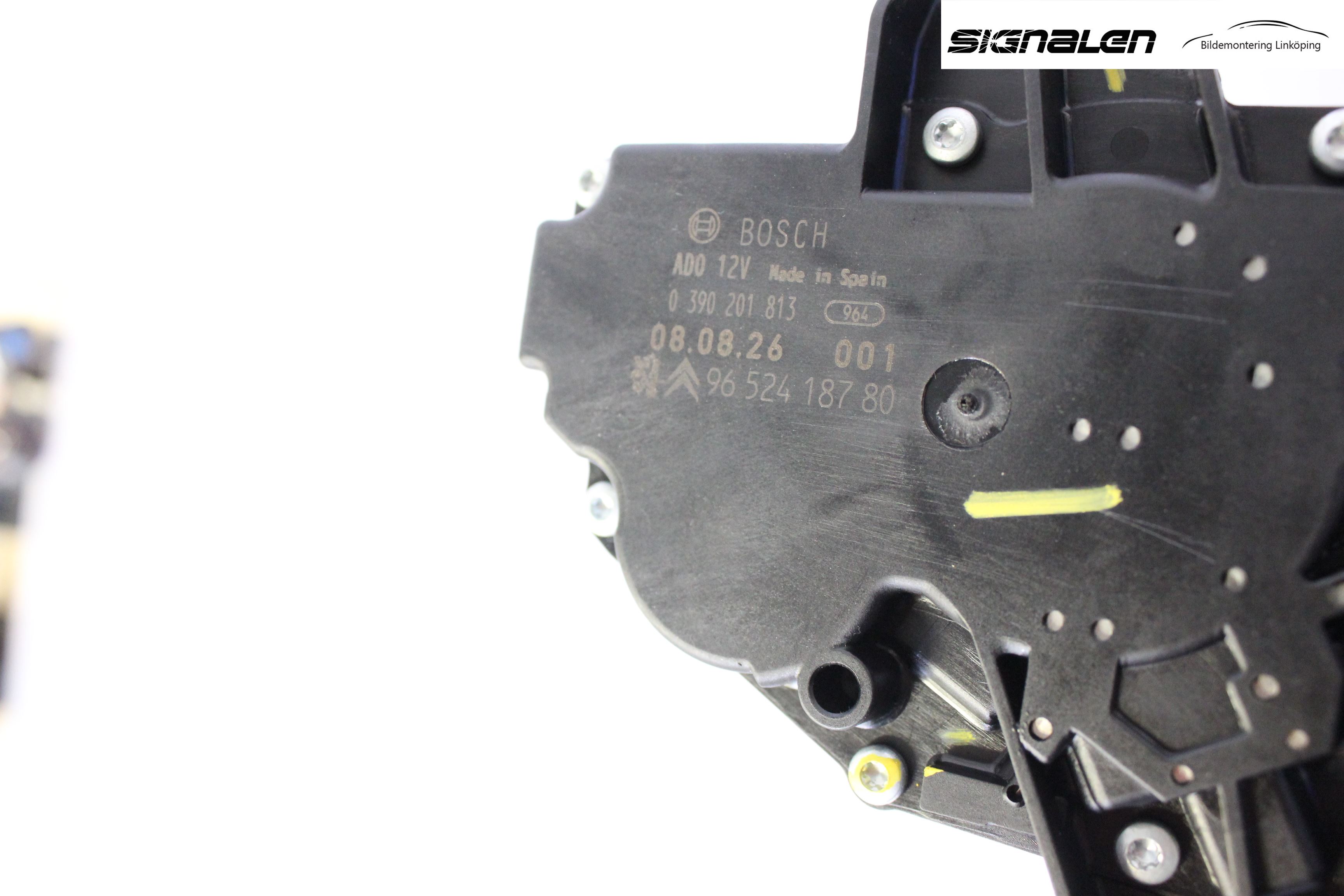 Peugeot 207 Torkarmotor Baklucka