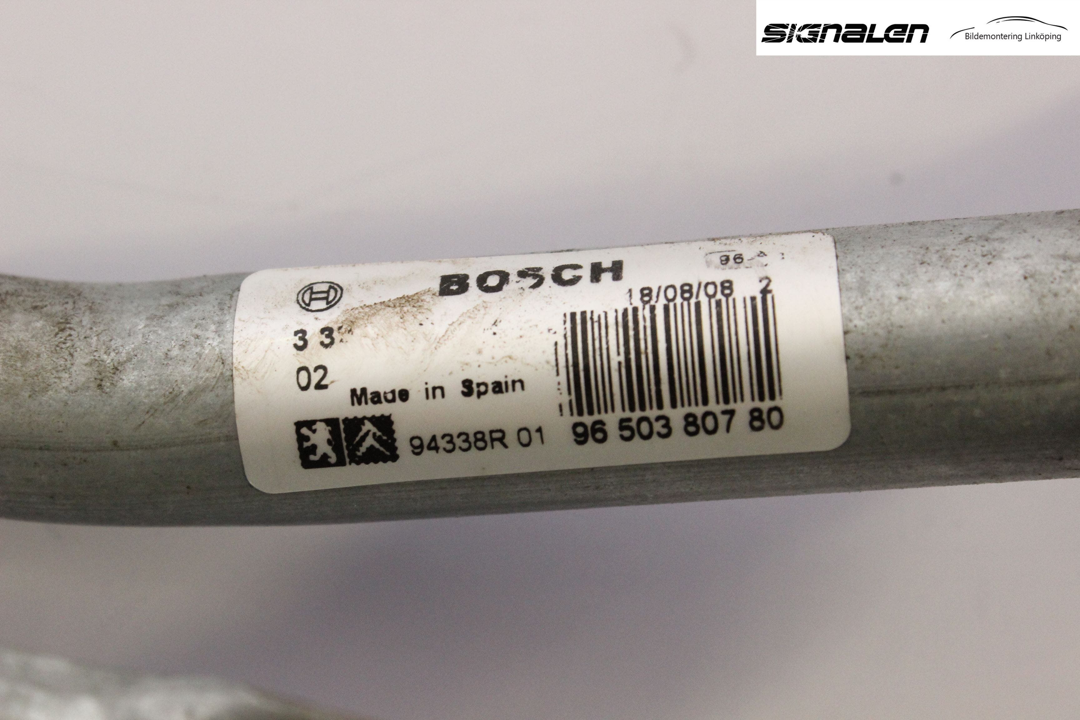 Peugeot 207 Torkarmekanism Vindruta