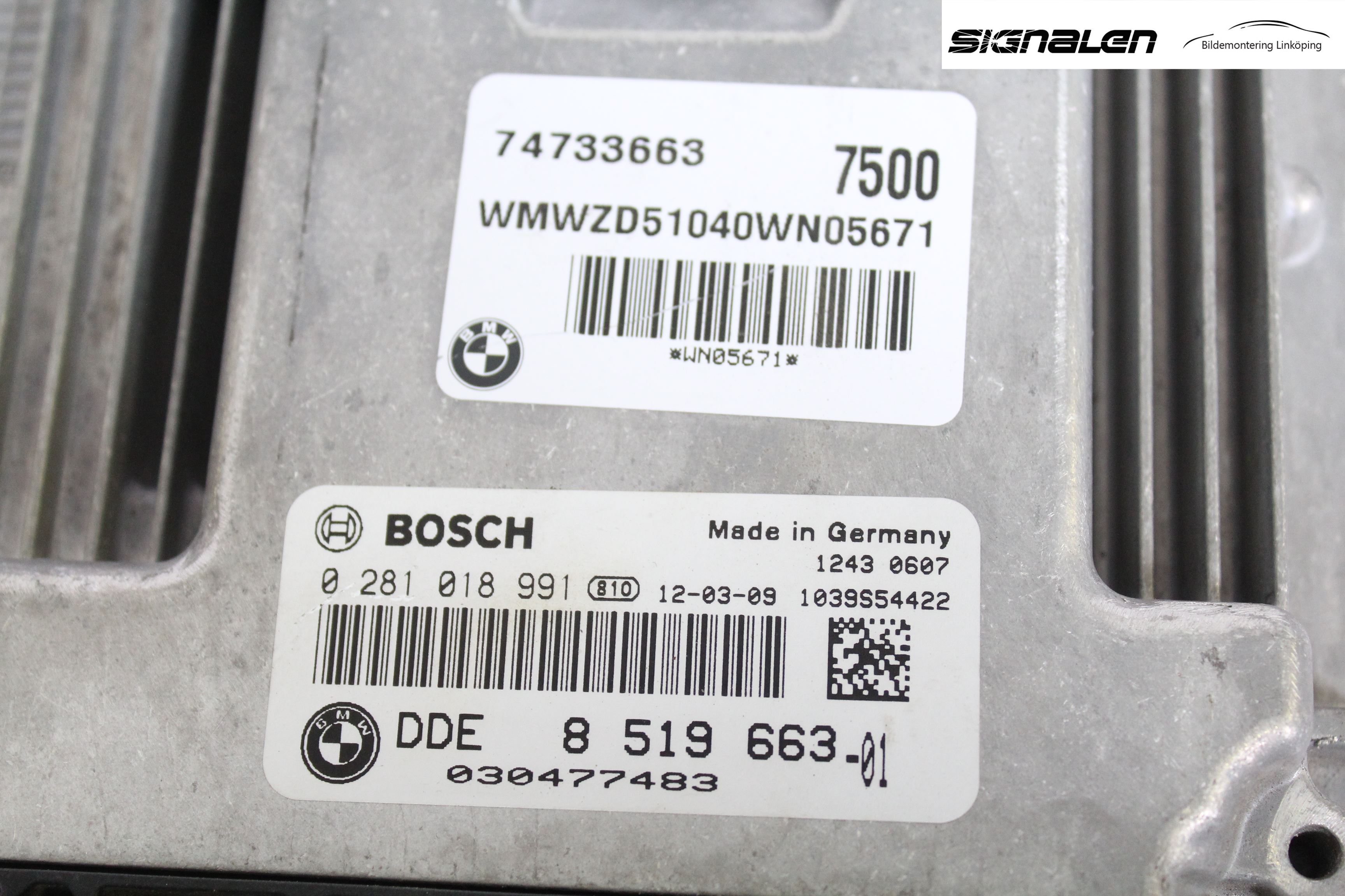 Mini COUNTRYMAN R60 11-16 Styrenhet Insprut Bensin