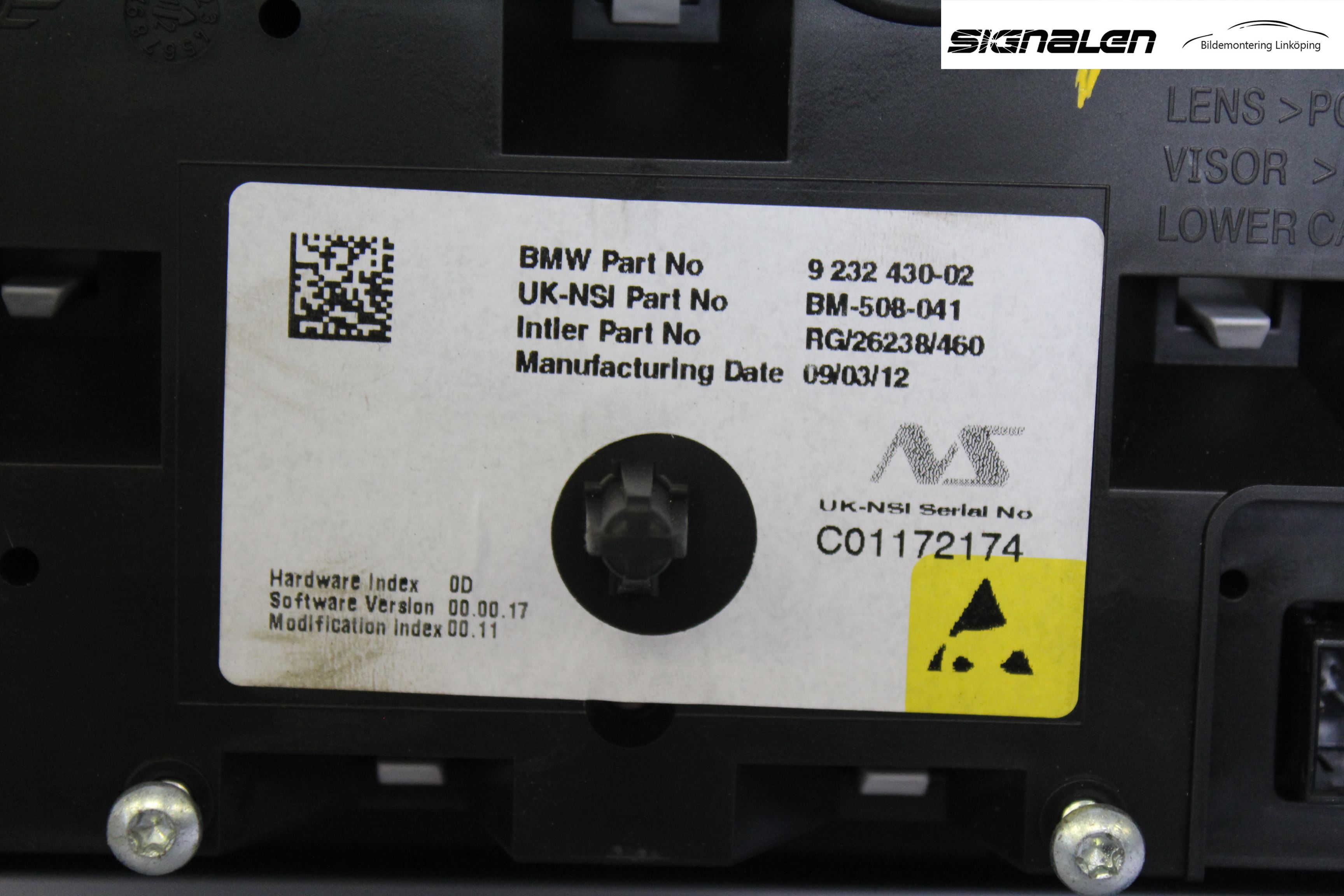 Mini COUNTRYMAN R60 11-16 Instrument Komb