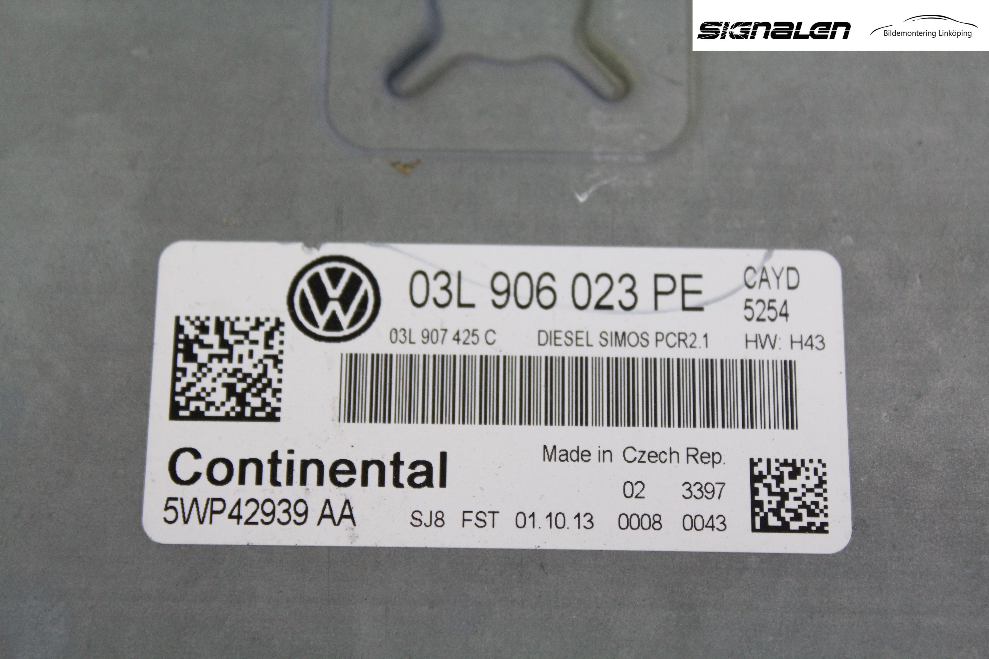 Volkswagen VW CADDY 11-15 Styrenhet Insprut Bensin