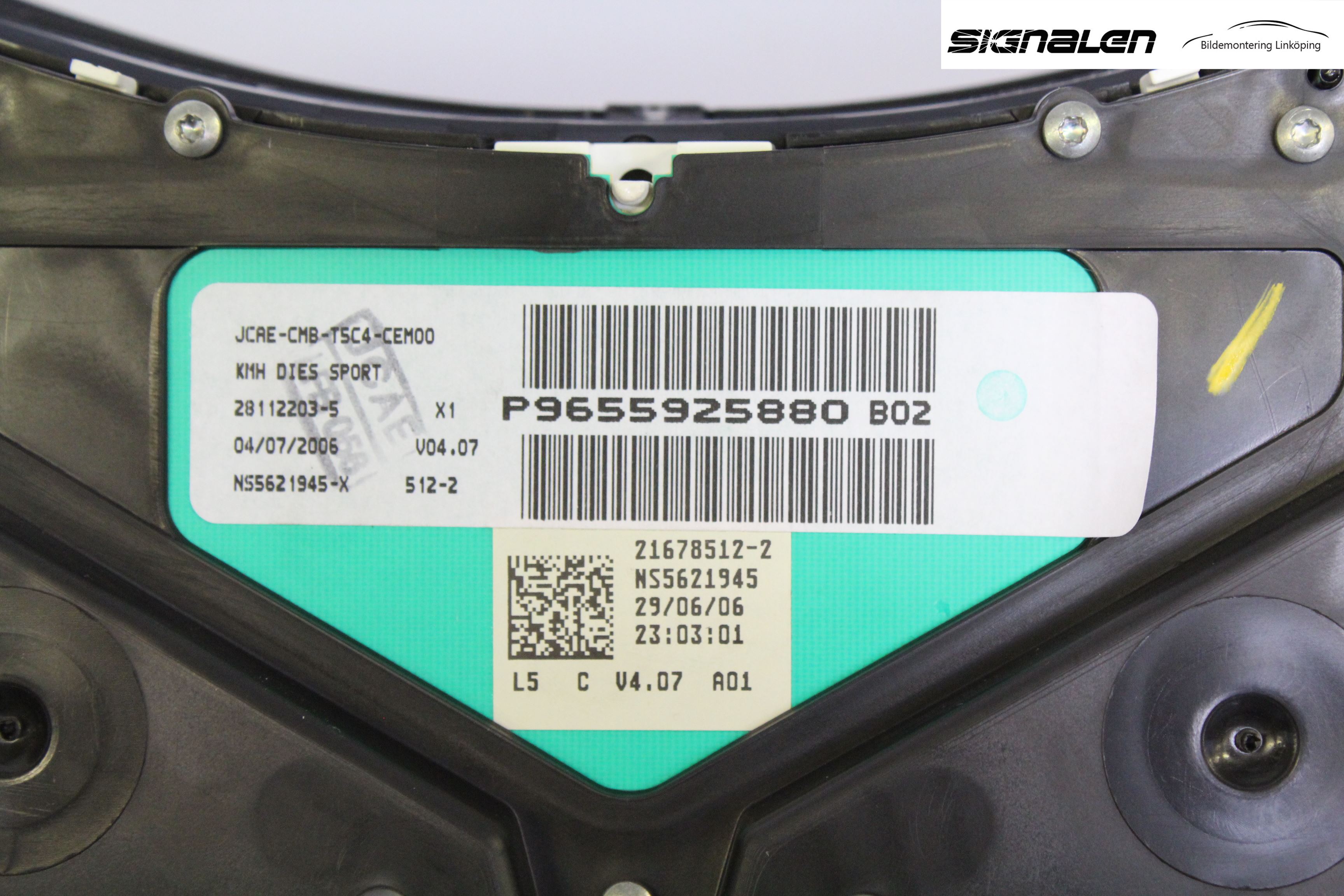 Peugeot 307     05-08 Instrument Komb