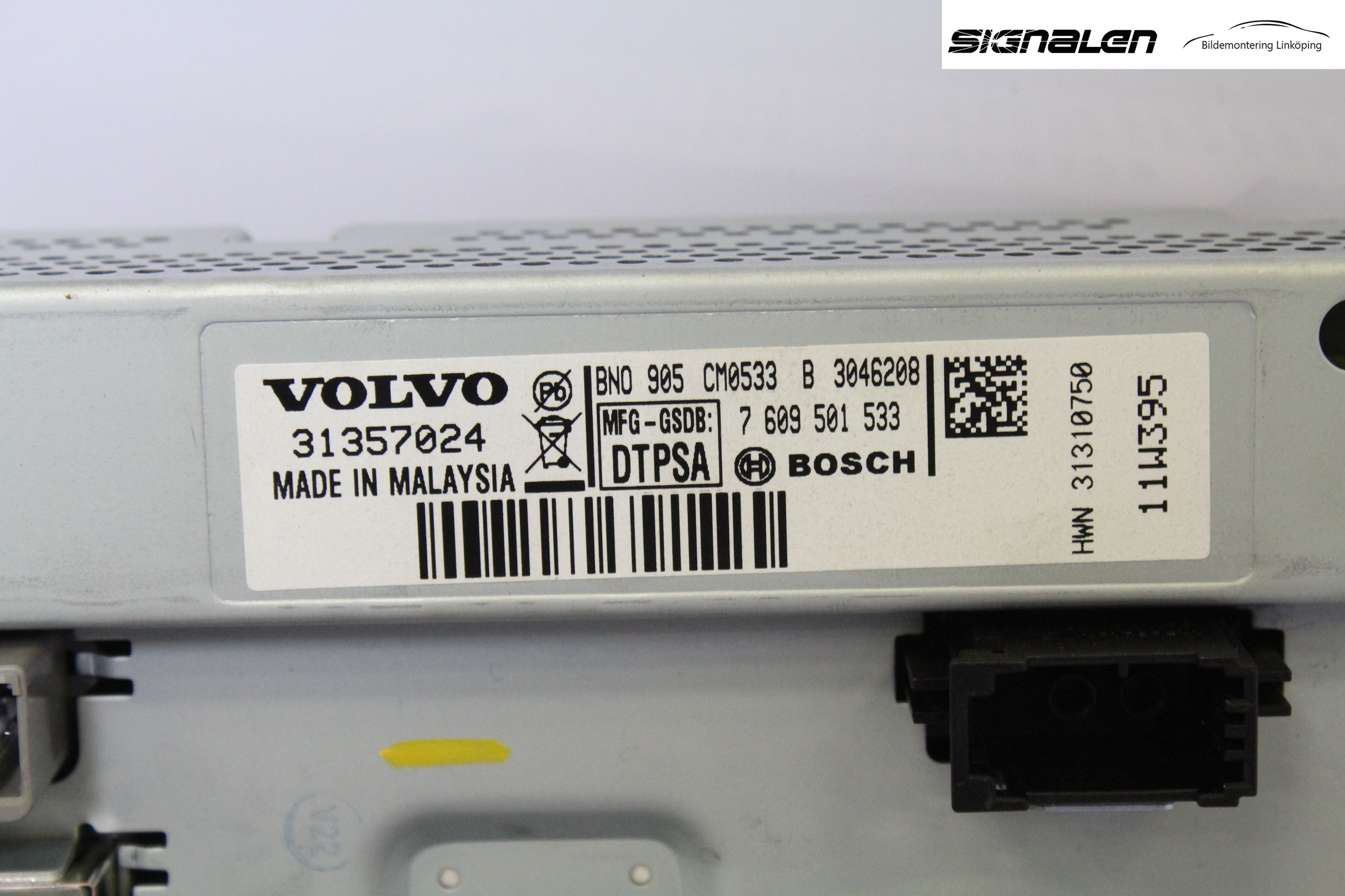 Volvo V70 08-13 Färddator