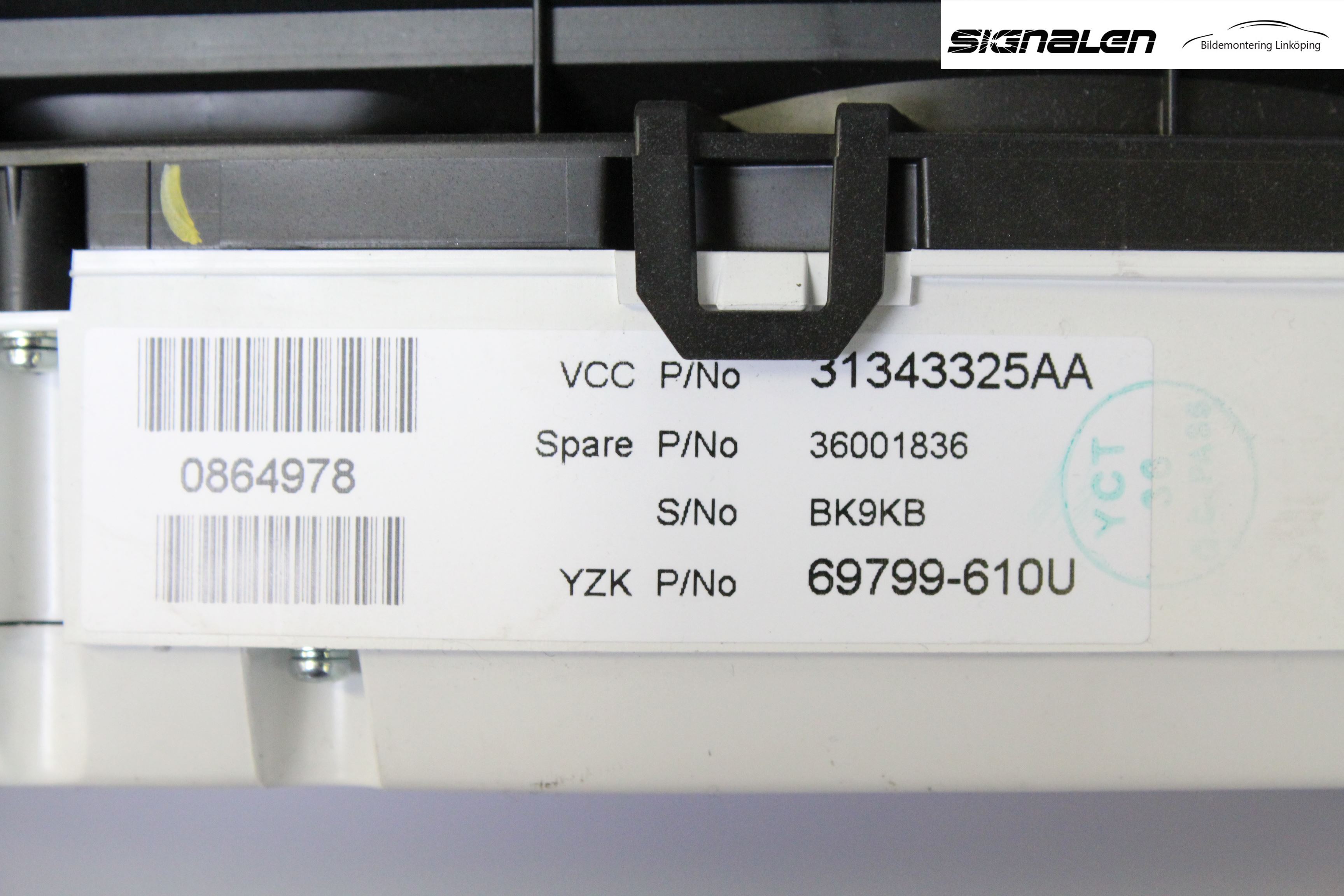 Volvo V70 08-13 Instrument Komb