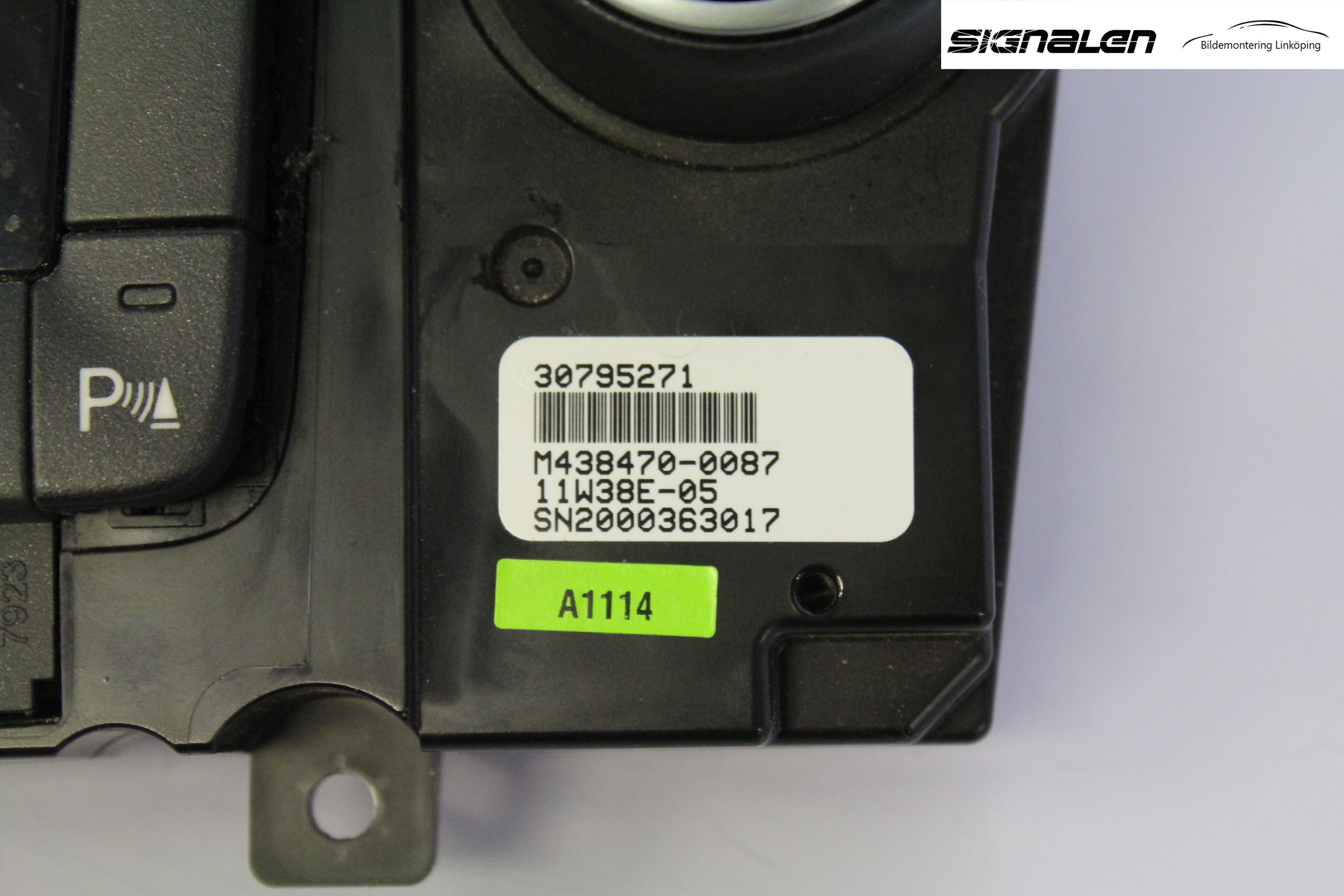 Volvo V70 08-13 Ac Styrenhet Ac Manöveren