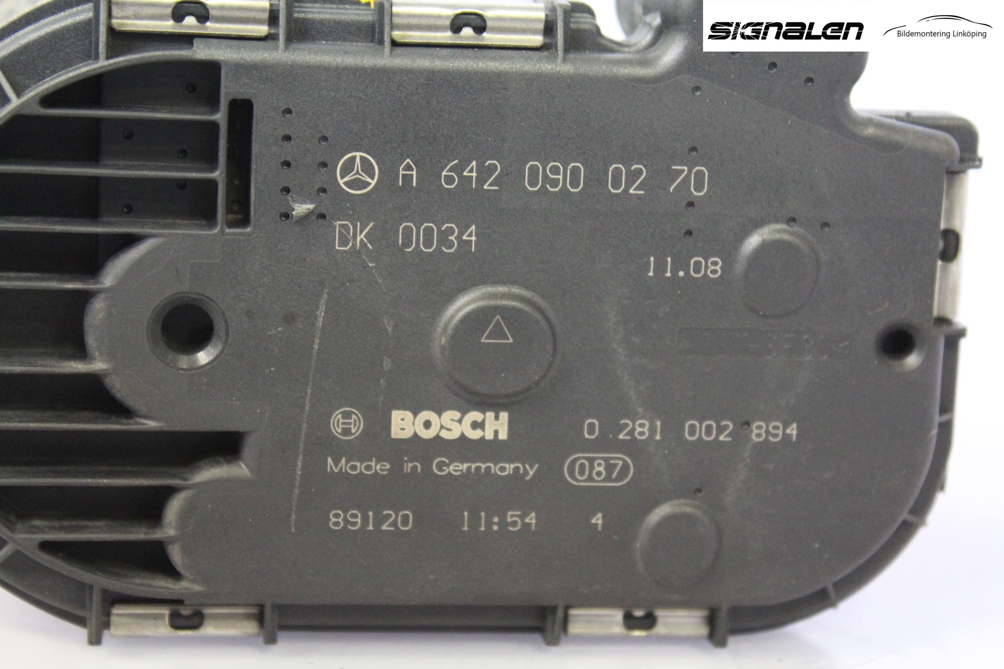 Mercedes-Benz MB GLK-KLASS (X204) 08-16 Injspjällhus