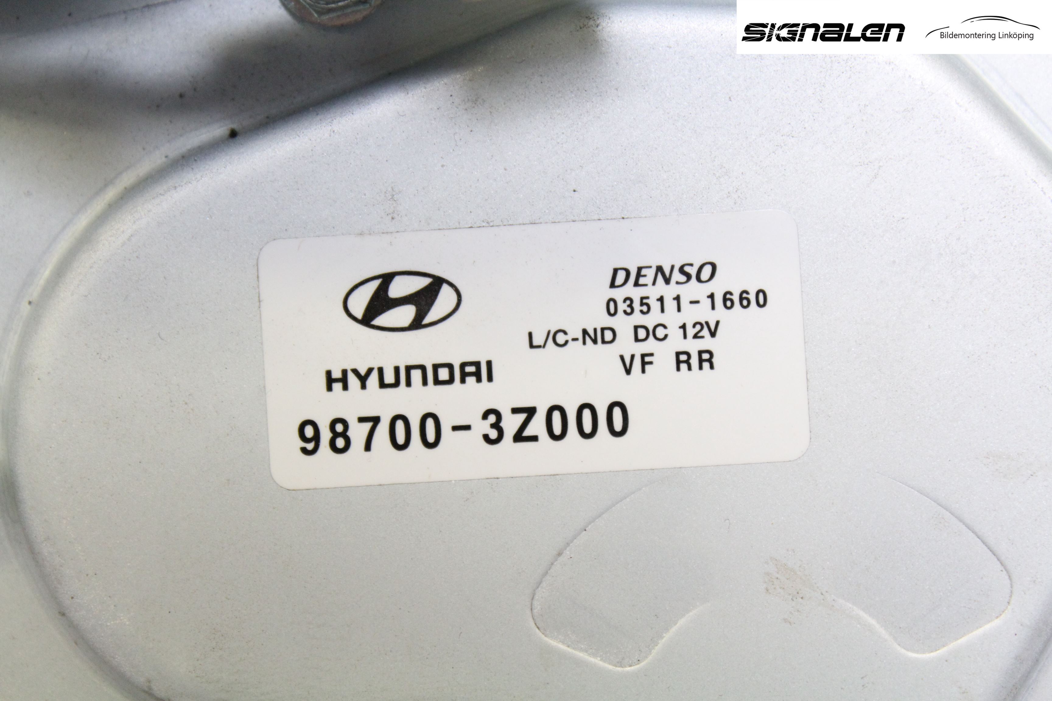 Hyundai i40 16-18 Torkarmotor Baklucka