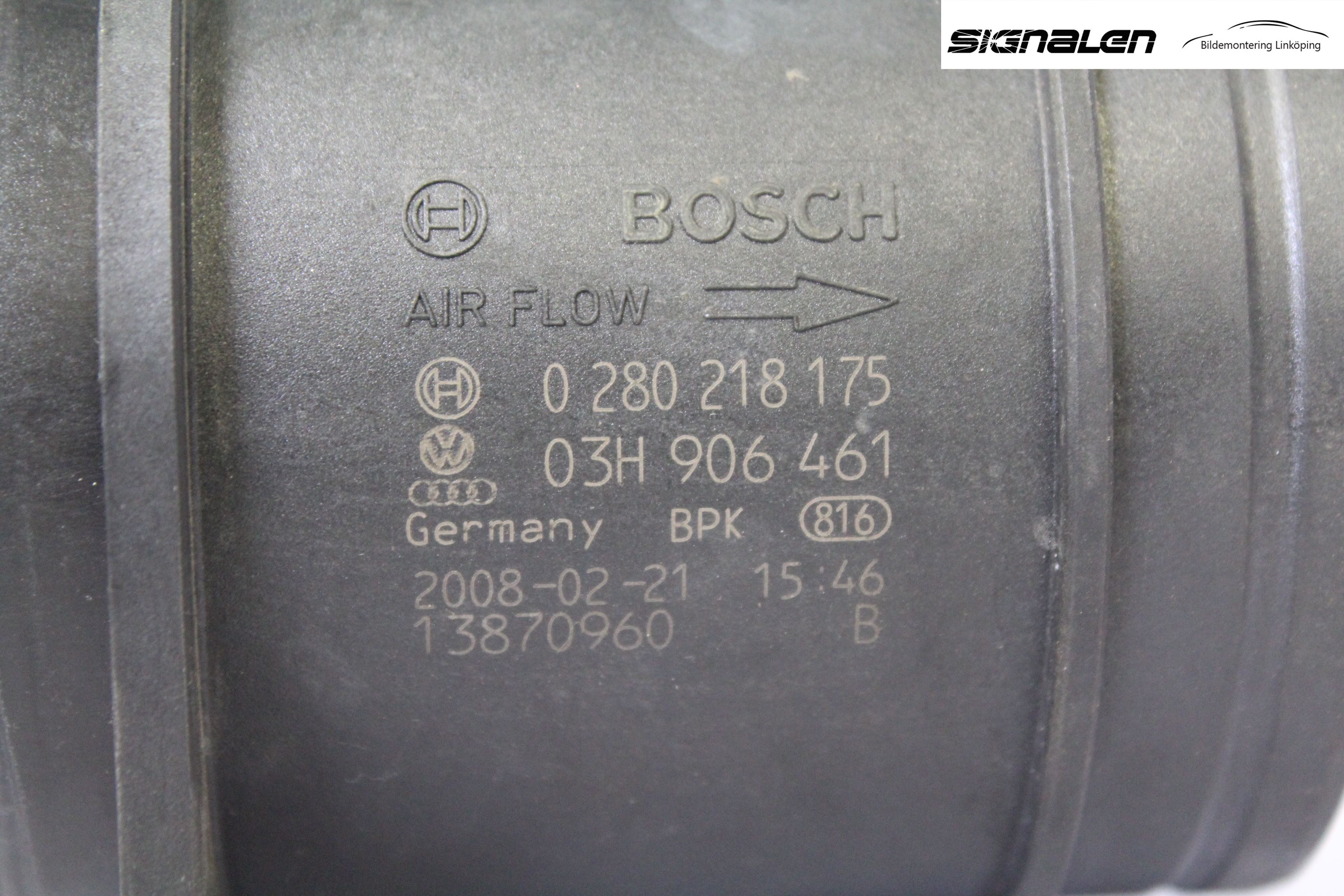 Volkswagen VW PASSAT 05-11 Injluftmassamätare