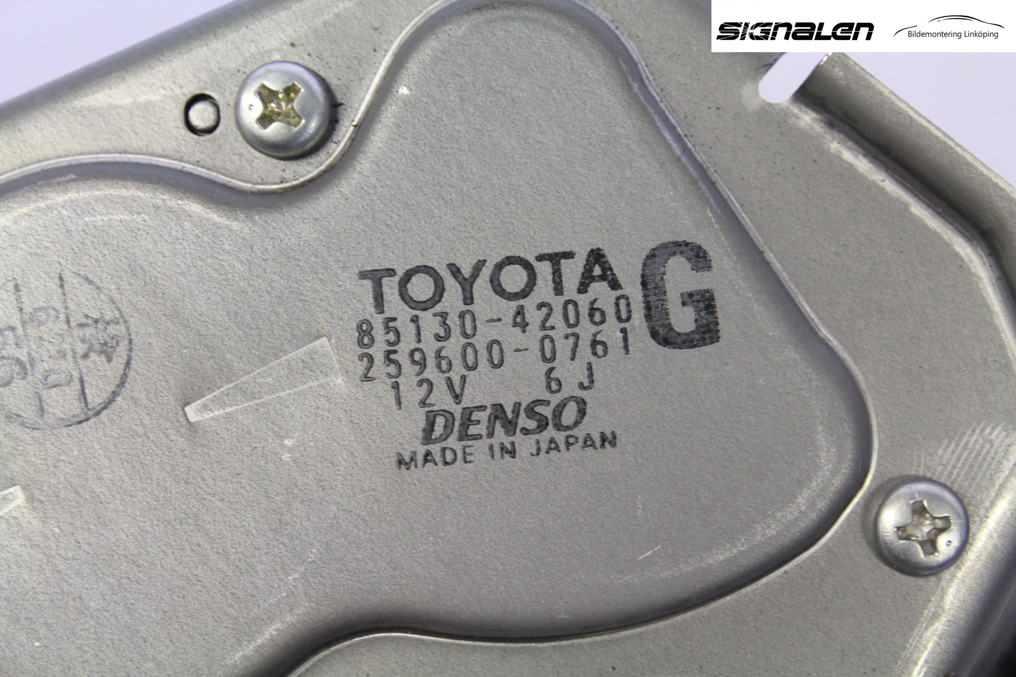 Toyota RAV 4 06-12 Torkarmotor Baklucka