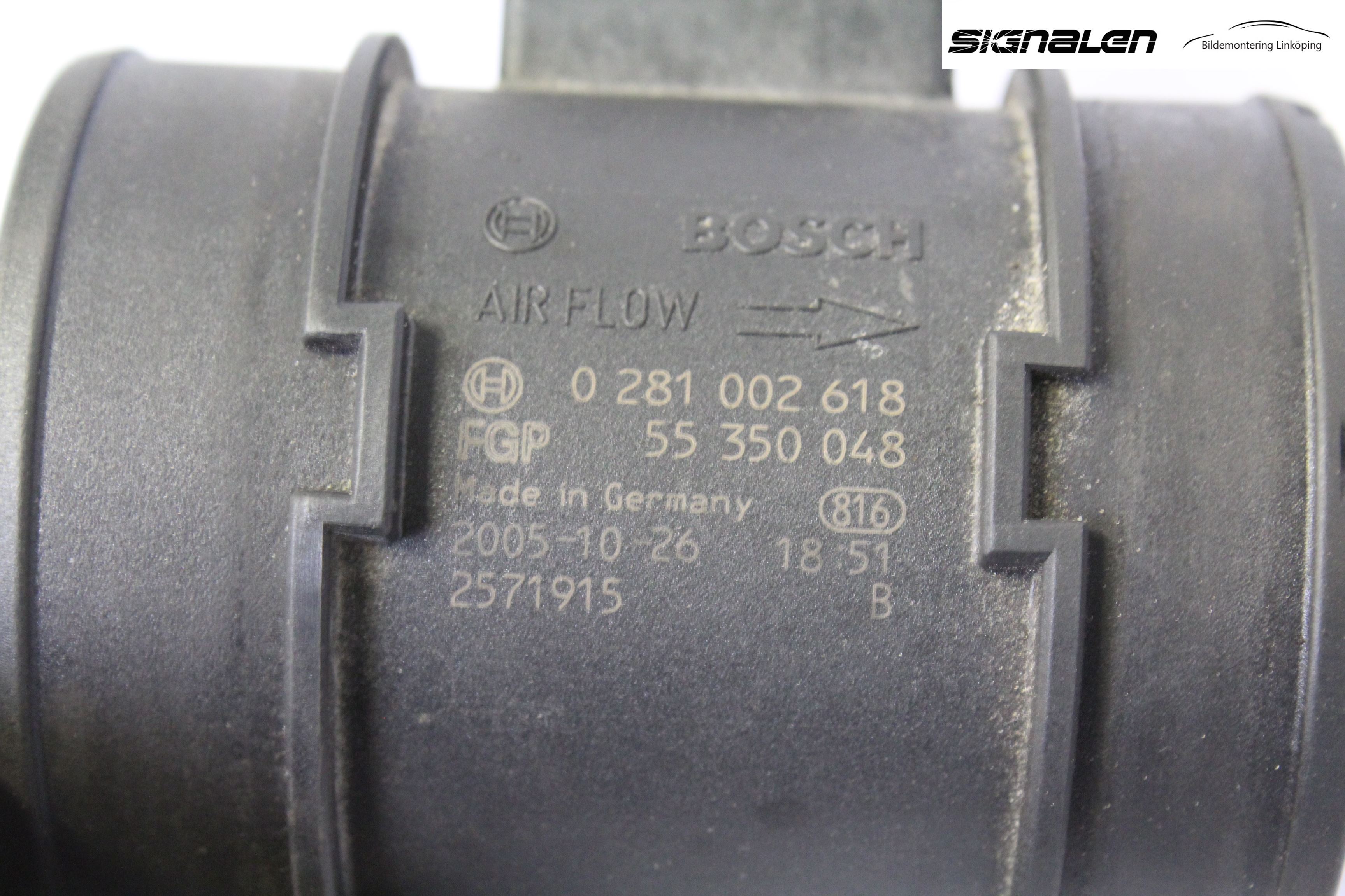 Saab 9-3 VER 2 Injluftmassamätare