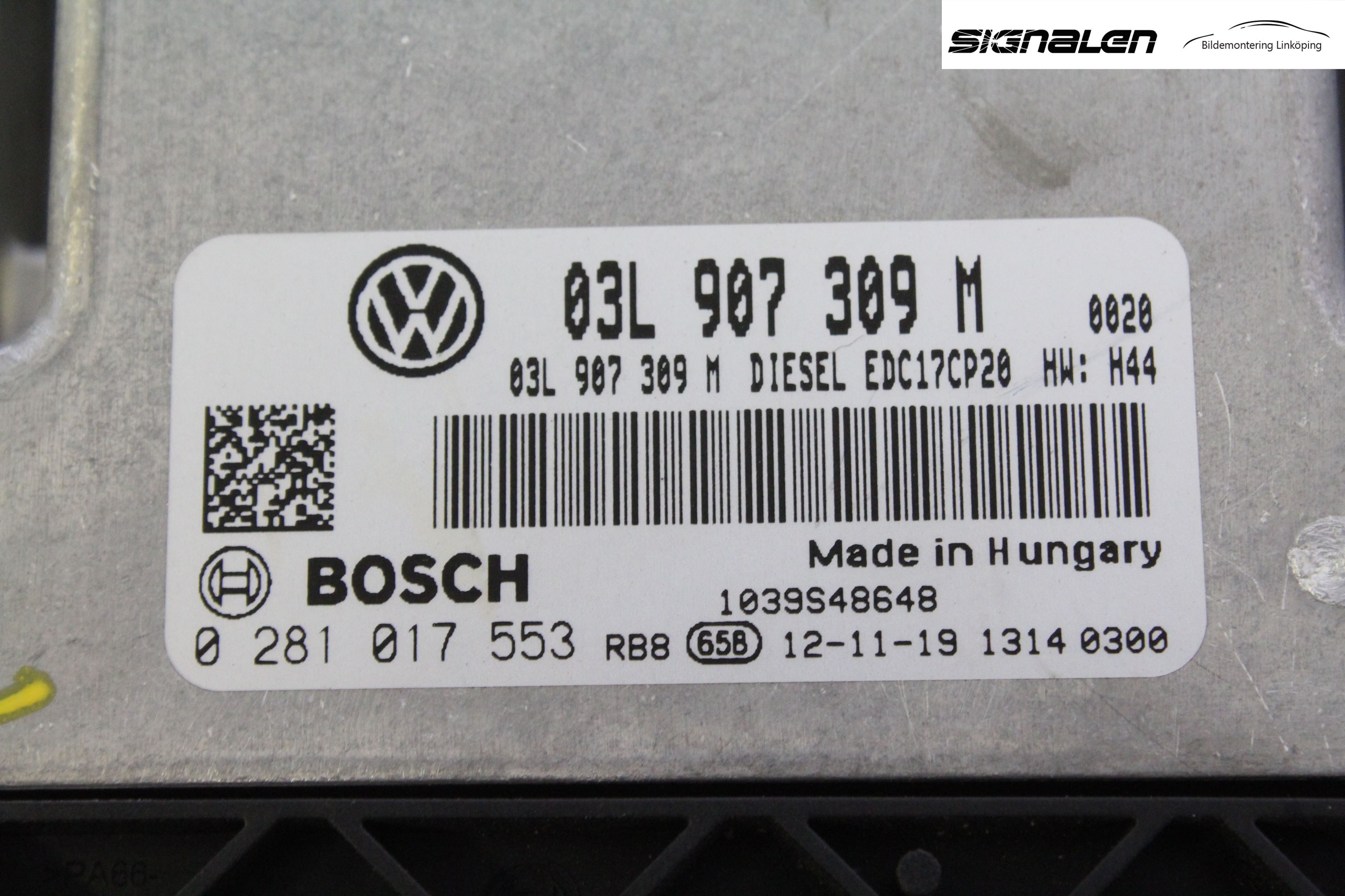 Volkswagen VW TRANSP/CARAVELLE (T5) 04-15 Styrenhet Insprut Bensin