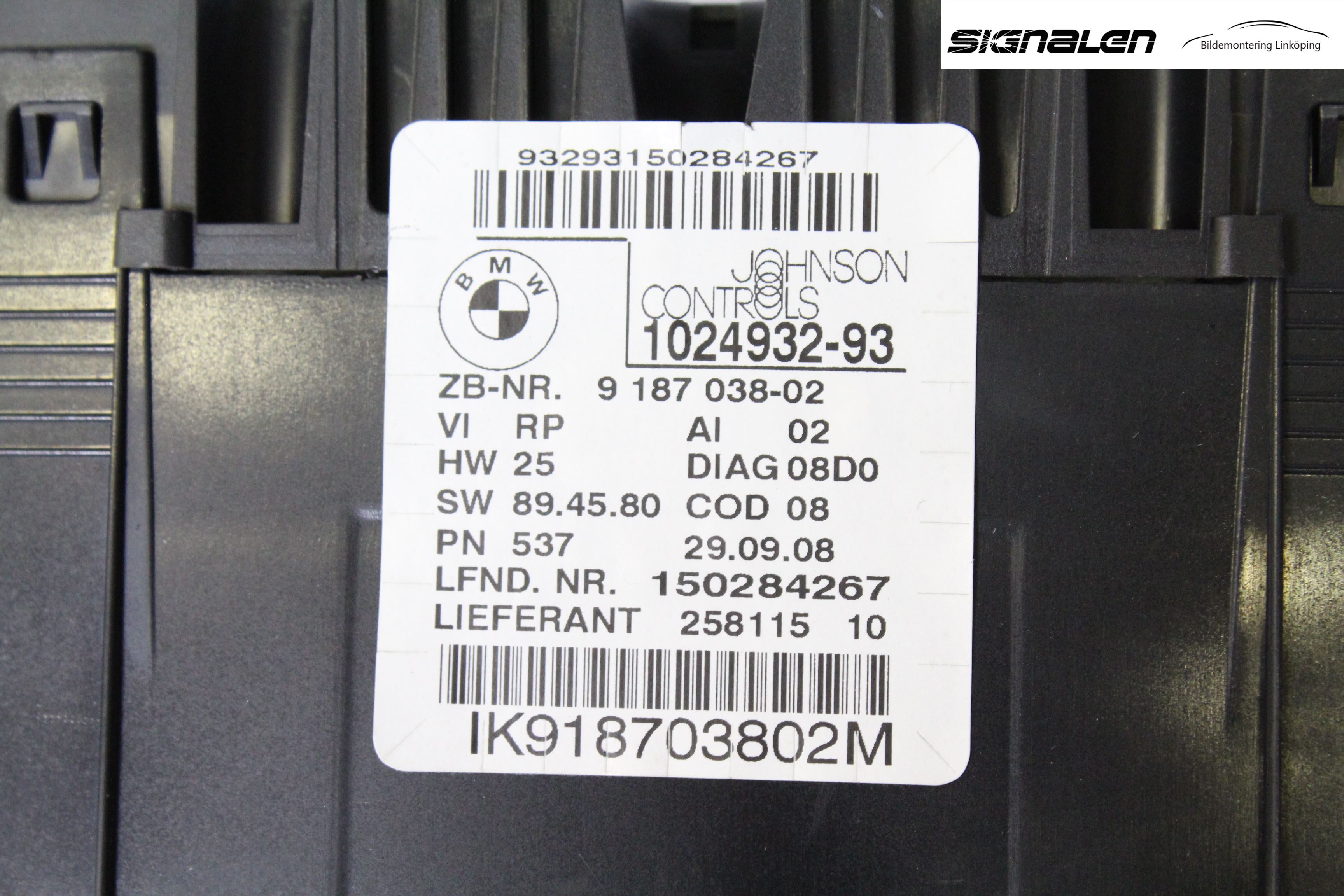 BMW 1 E87/81 5D/3D 03-11 Instrument Komb