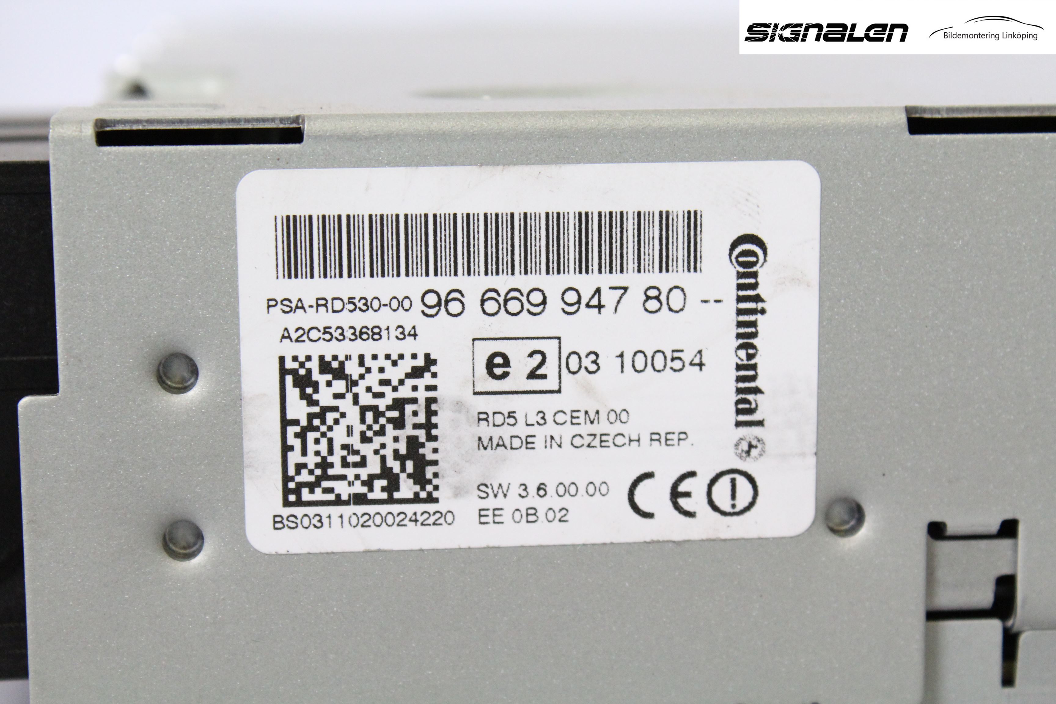 Citroen C4 II 11-18 Cd Radio - Multimediapanel