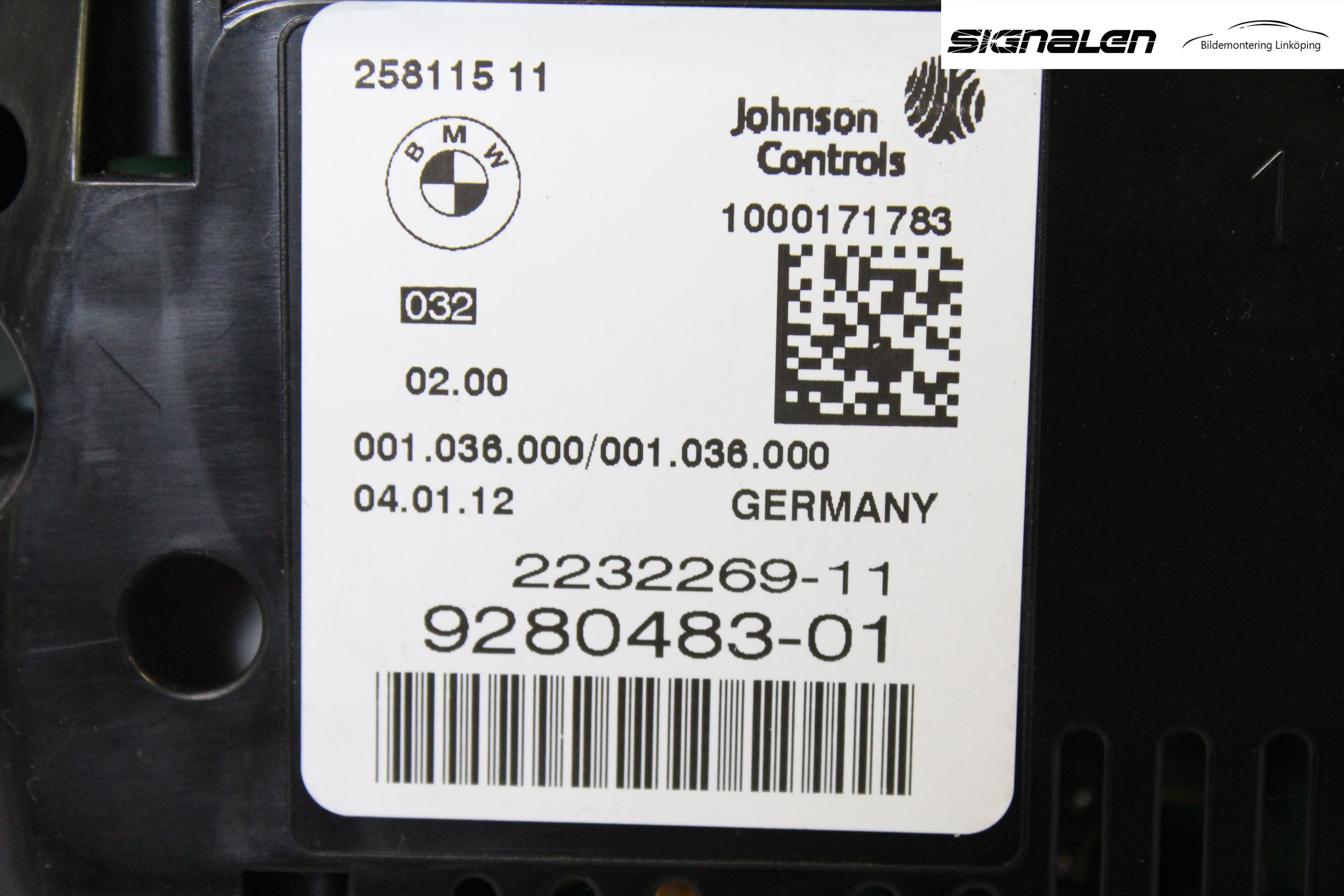 BMW 5 F10/F11/F18 09-17 Instrument Komb