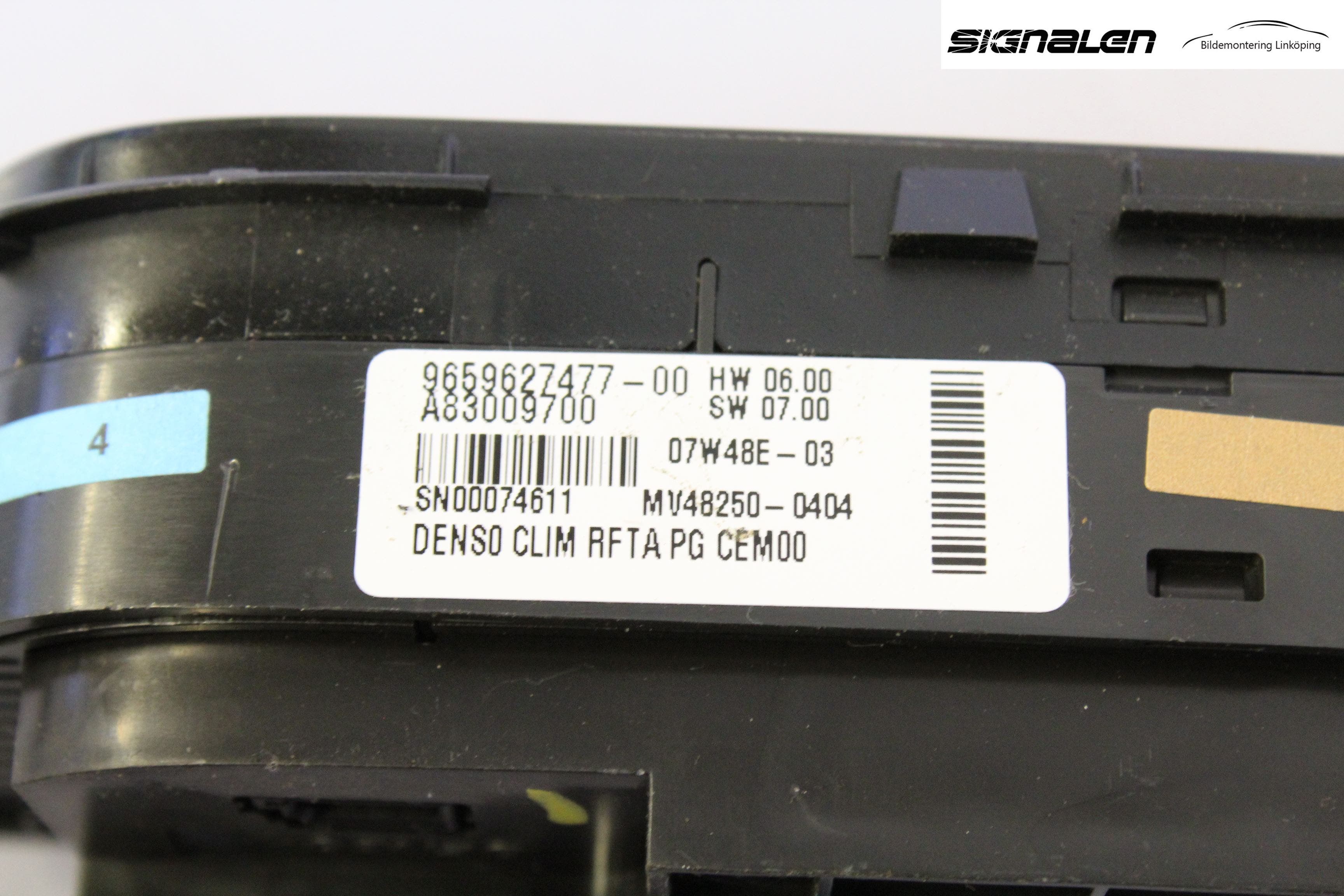 Citroen C4 GRAND PICASSO 07-13 Ac Styrenhet Ac Manöveren