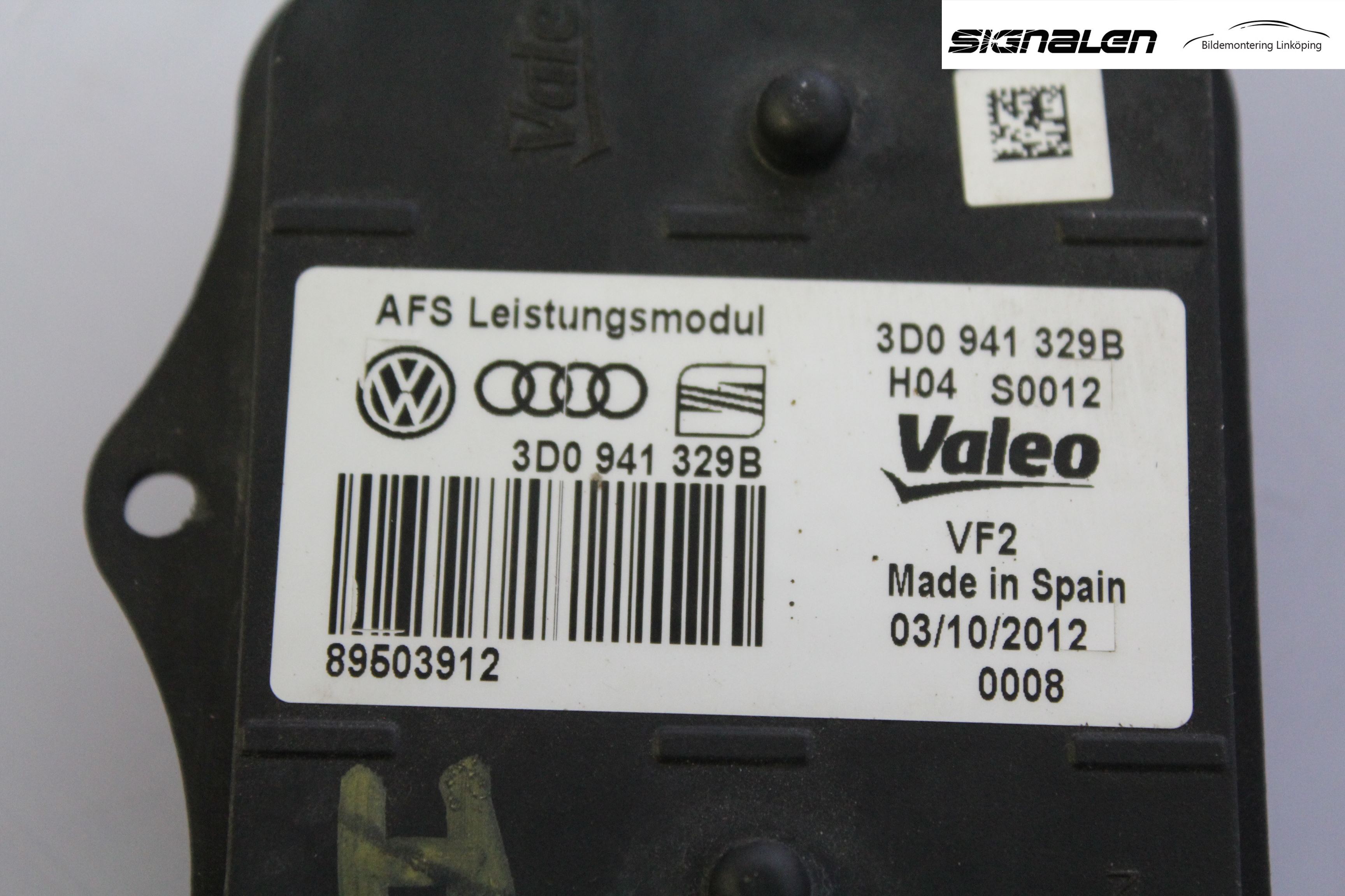 Volkswagen VW PASSAT 11-14 Styrenhet Strålkastare