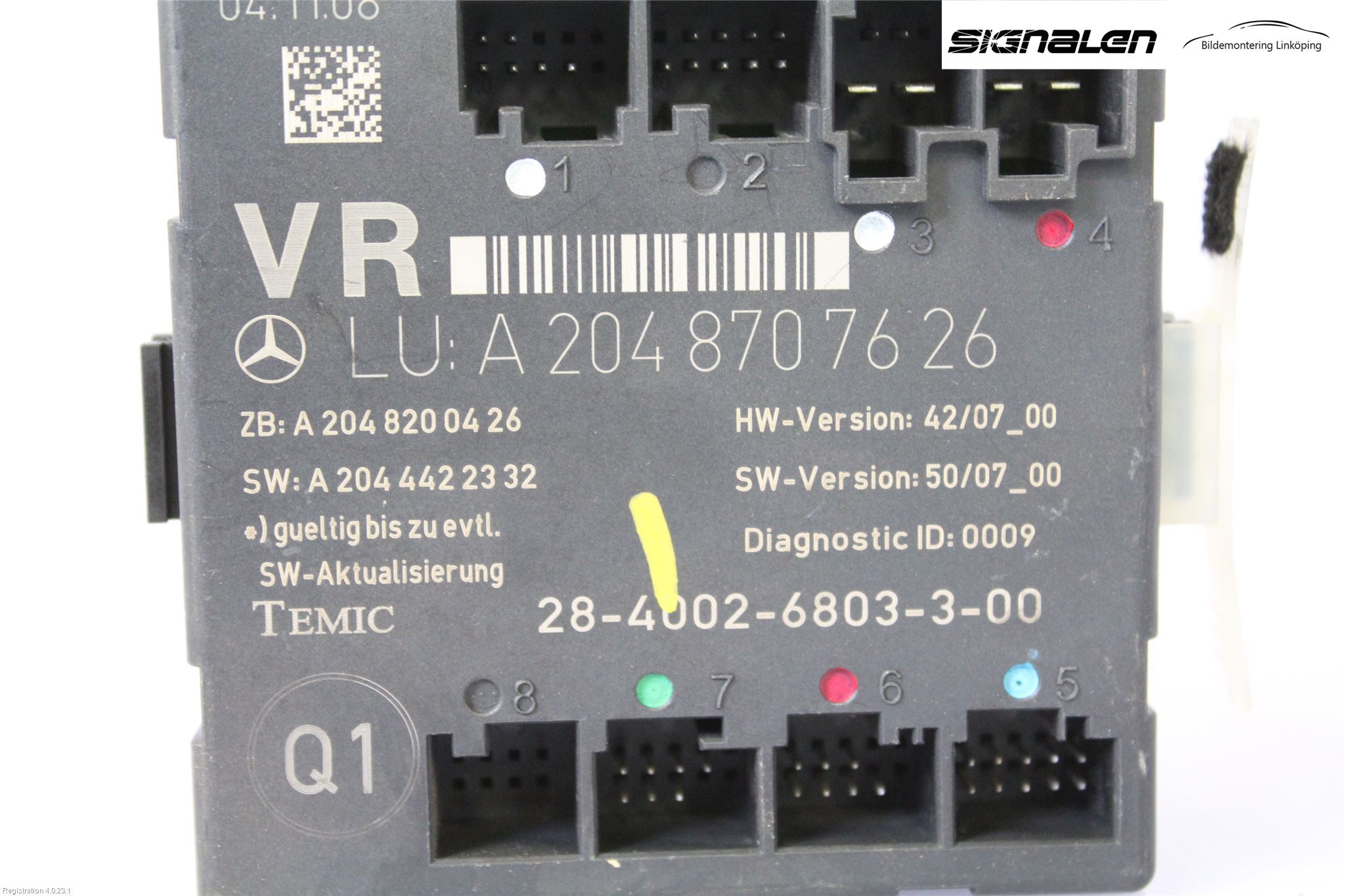 Mercedes-Benz MB GLK-KLASS (X204) 08-16 Styrenhet Dörr