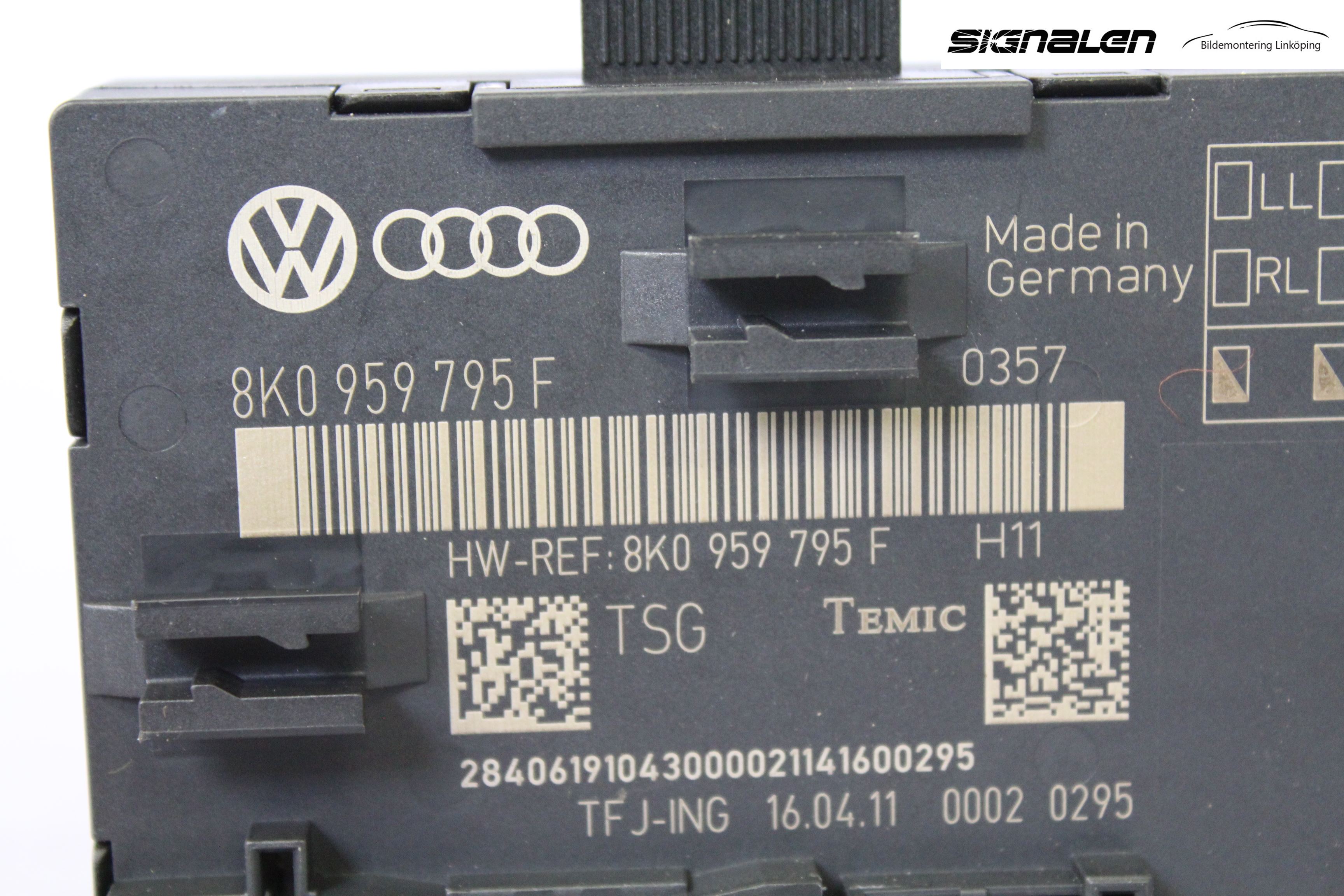 Audi A4/S4 08-11 Styrenhet Dörr