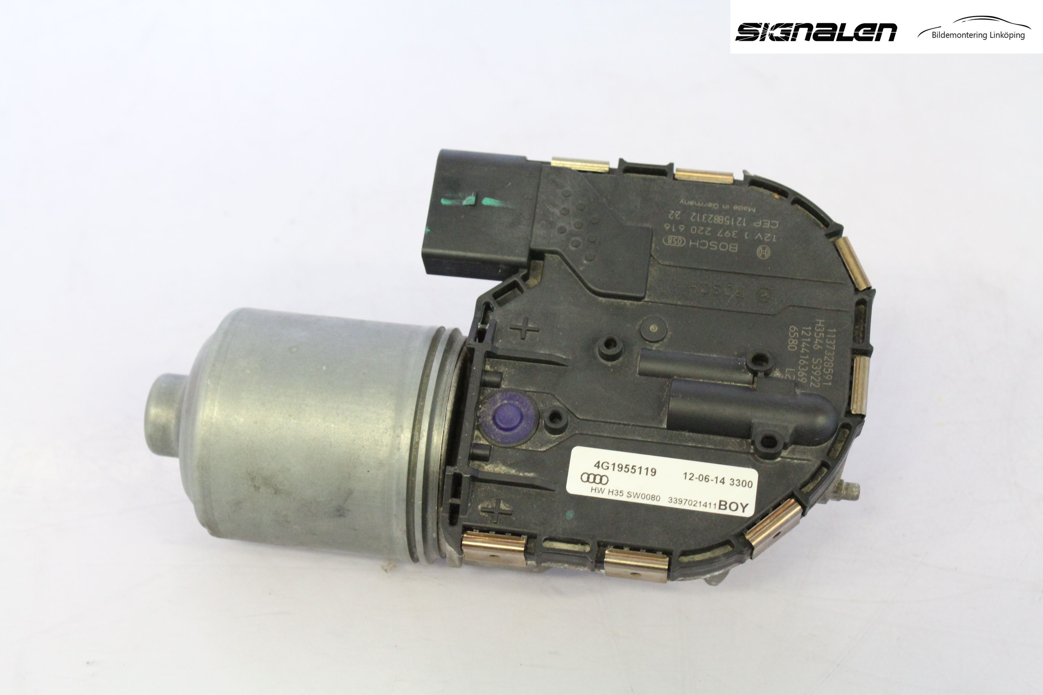 Audi A6/S6 4G 11-18 Torkarmotor Vindruta
