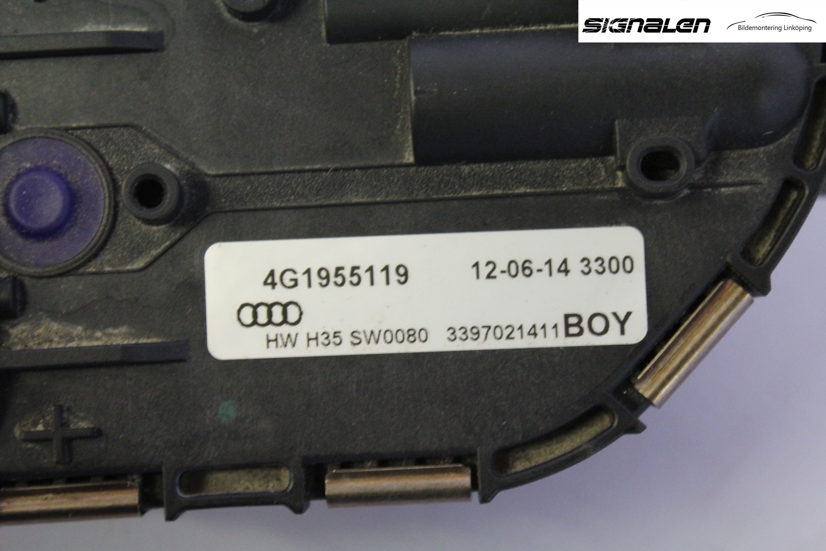 Audi A6/S6 4G 11-18 Torkarmotor Vindruta