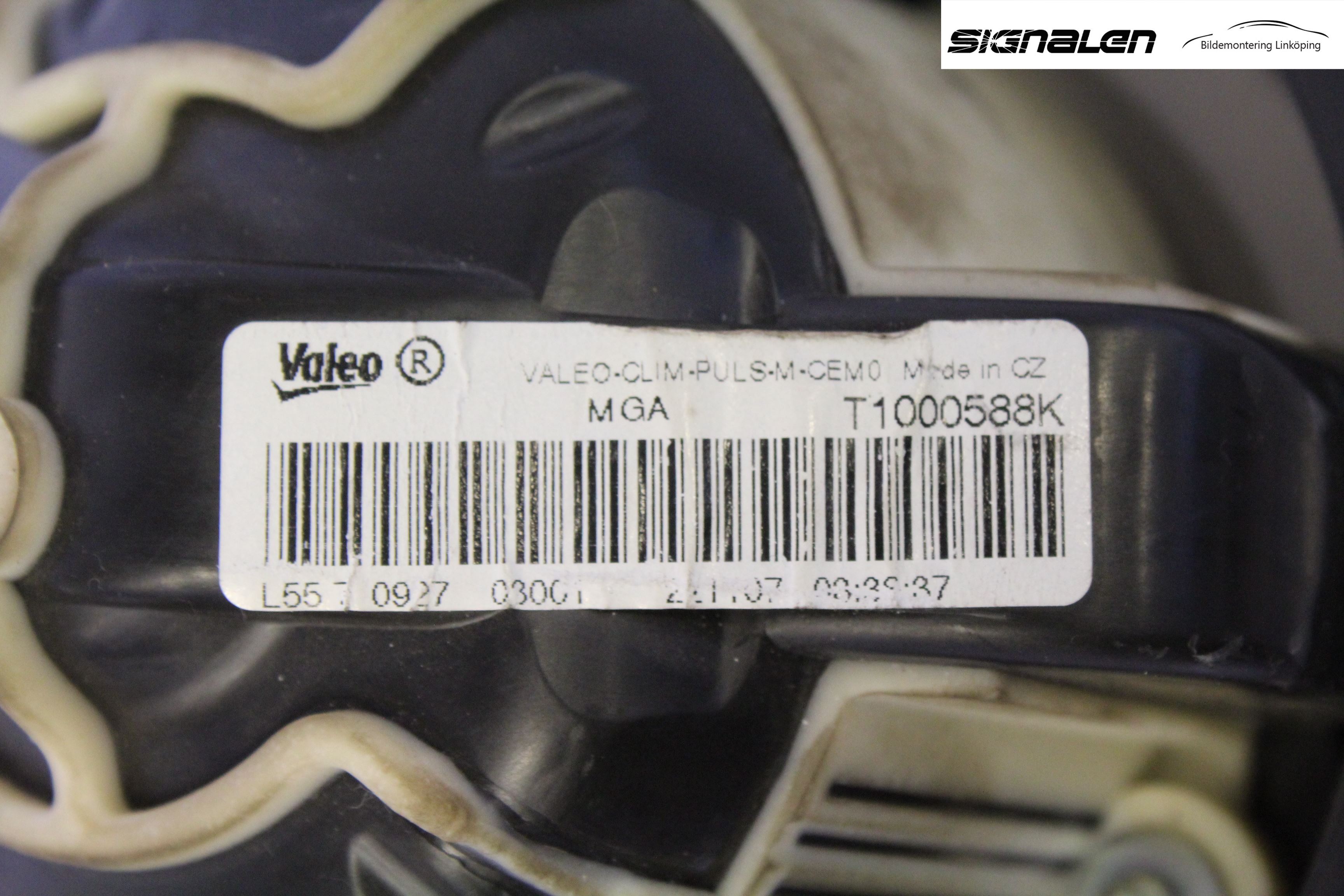 Peugeot 308 08-13 Värmefläkt