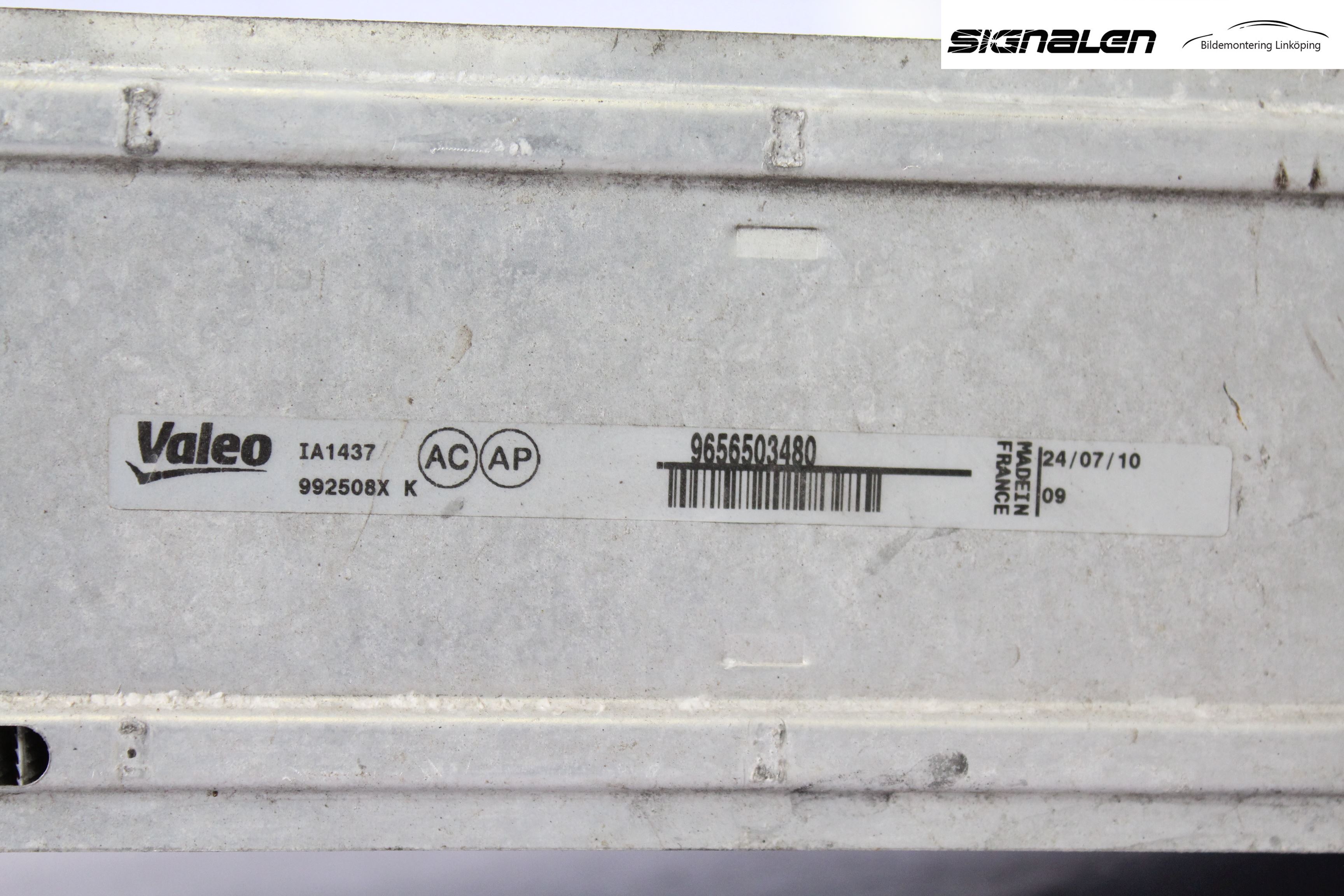 Peugeot 3008 09-16 Laddluft-Intercooler Kyl