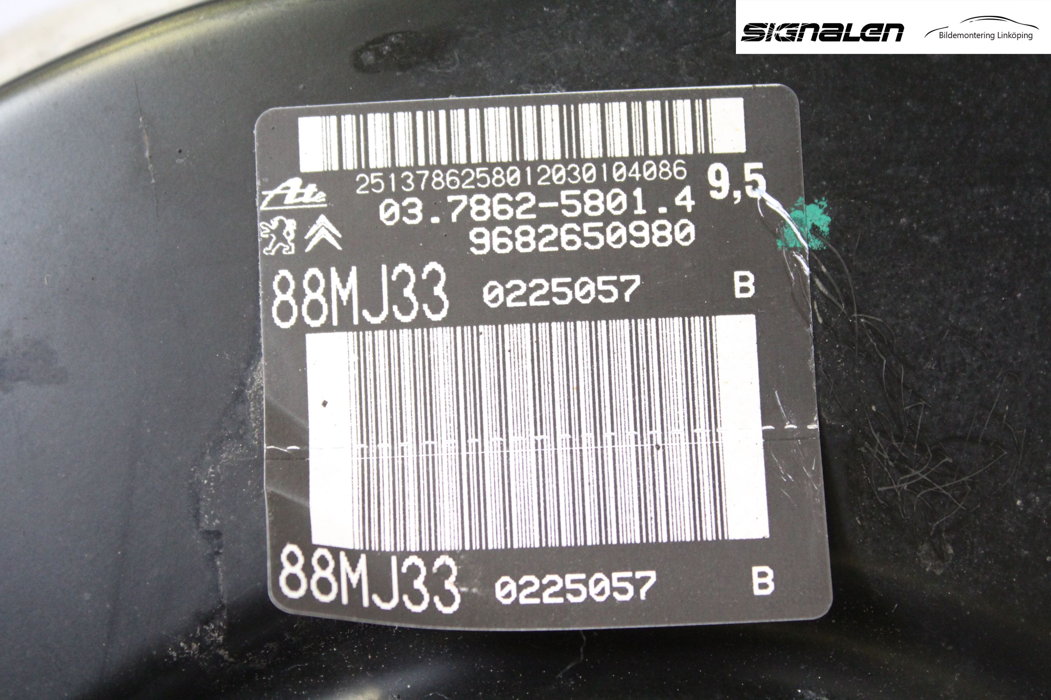 Peugeot 3008 09-16 Bromsservo