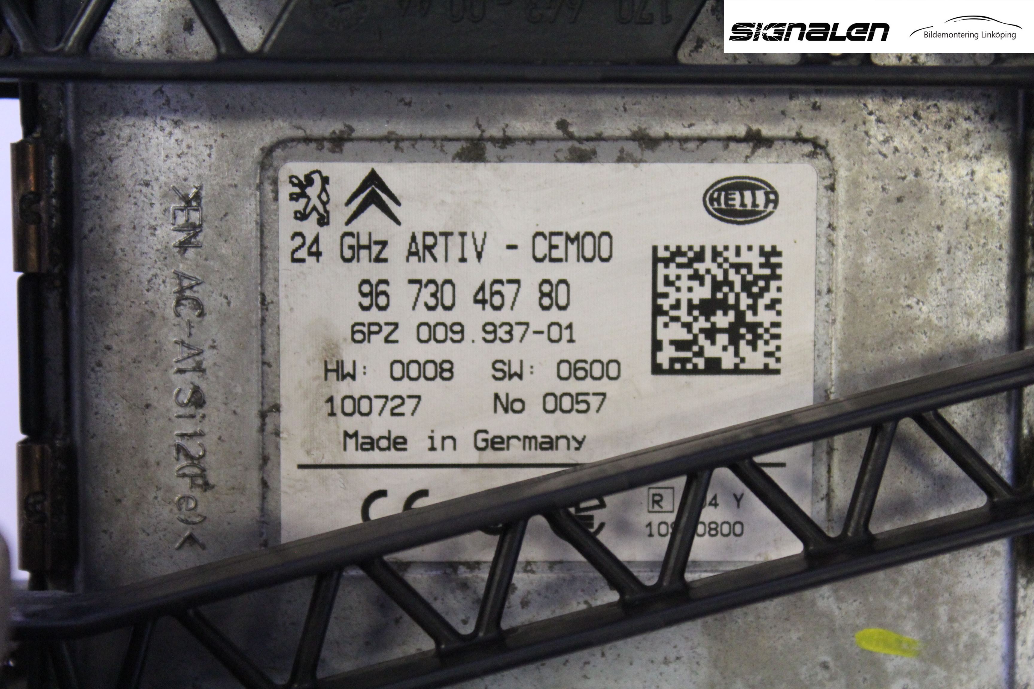 Peugeot 3008 09-16 Styrenhet Övrigt