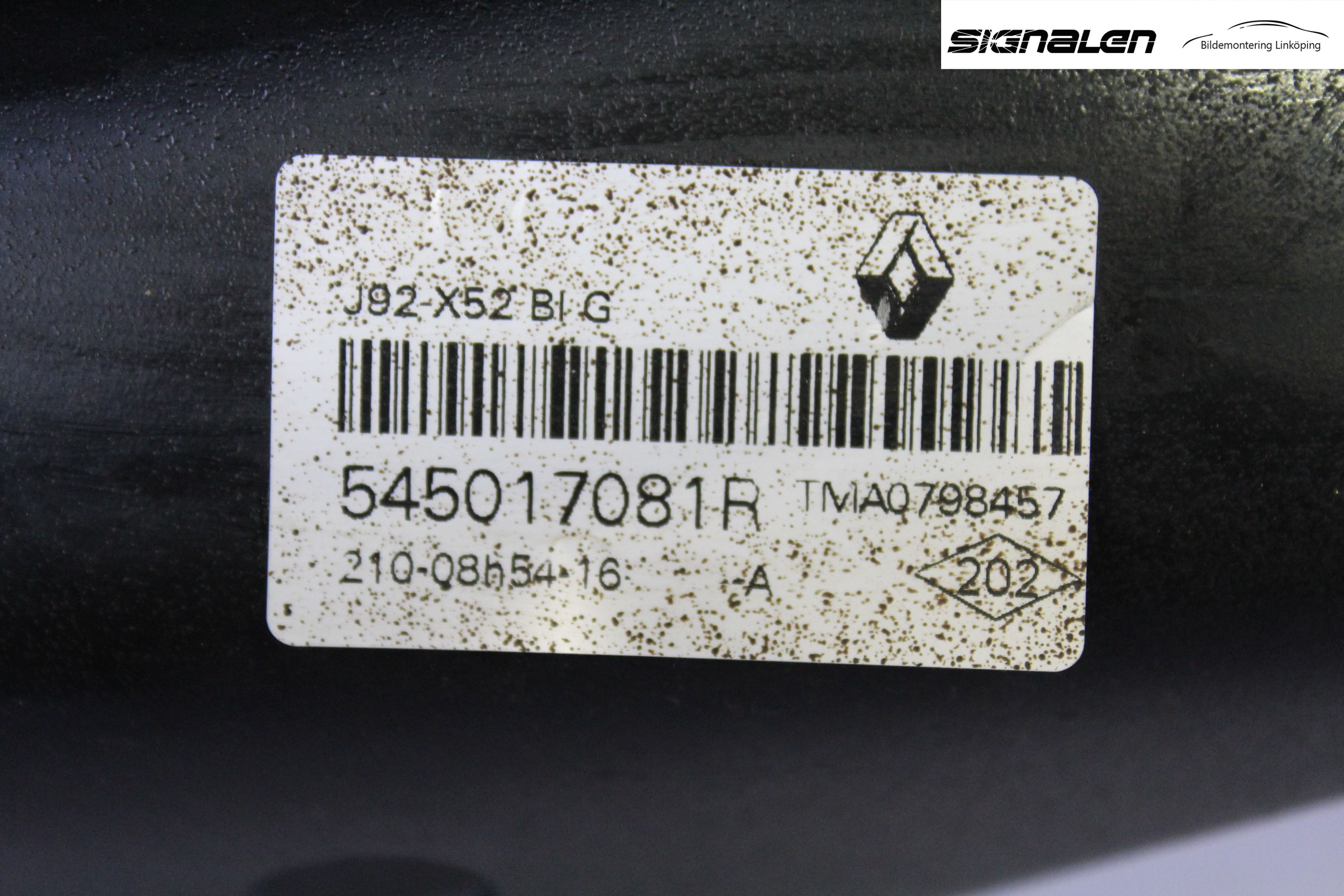 Dacia DOKKER 13- Bärarm Fram Undre Vä