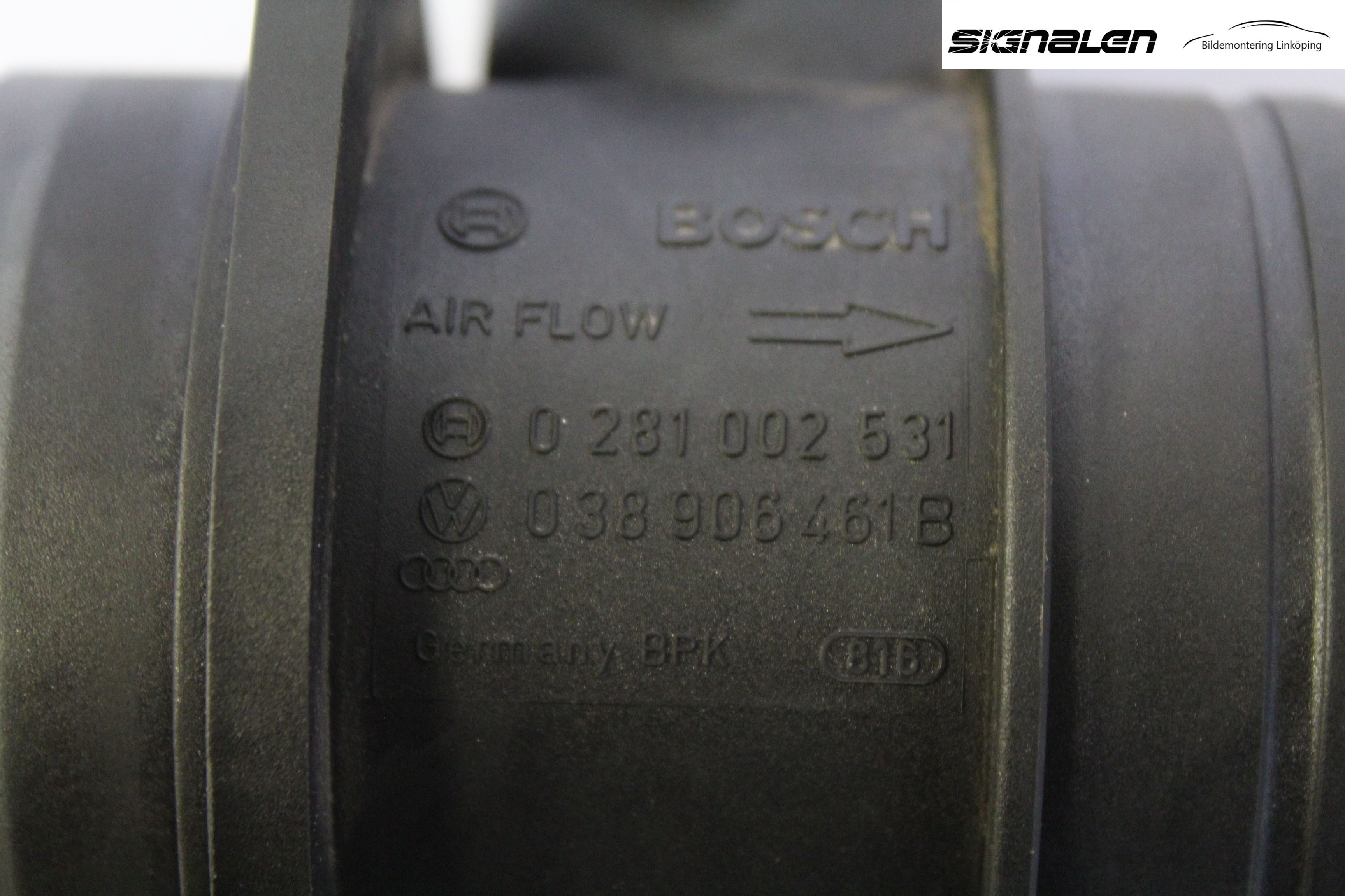 Volkswagen VW CADDY      04-10 Injluftmassamätare