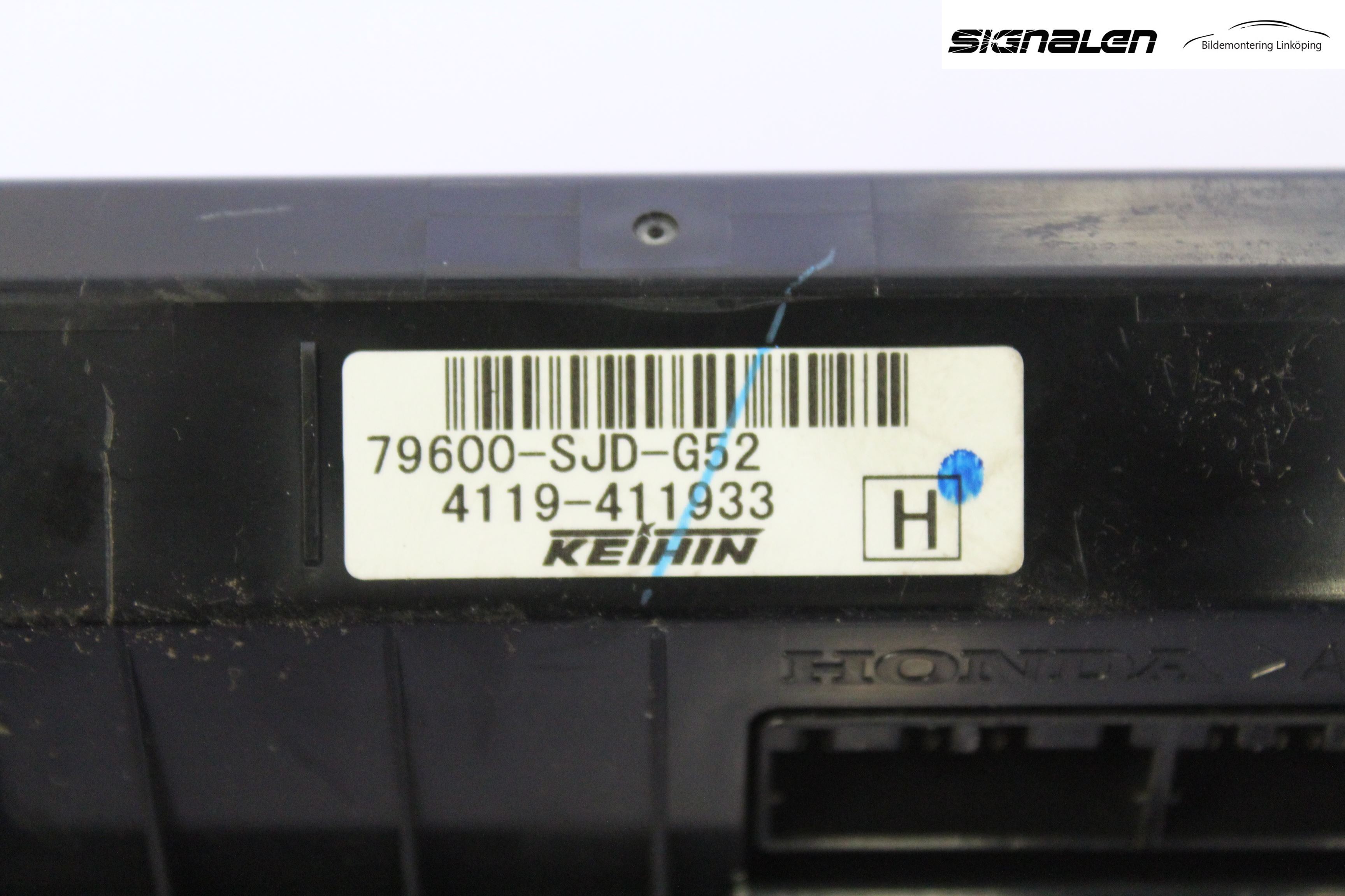 Honda FR-V Ac Styrenhet Ac Manöveren