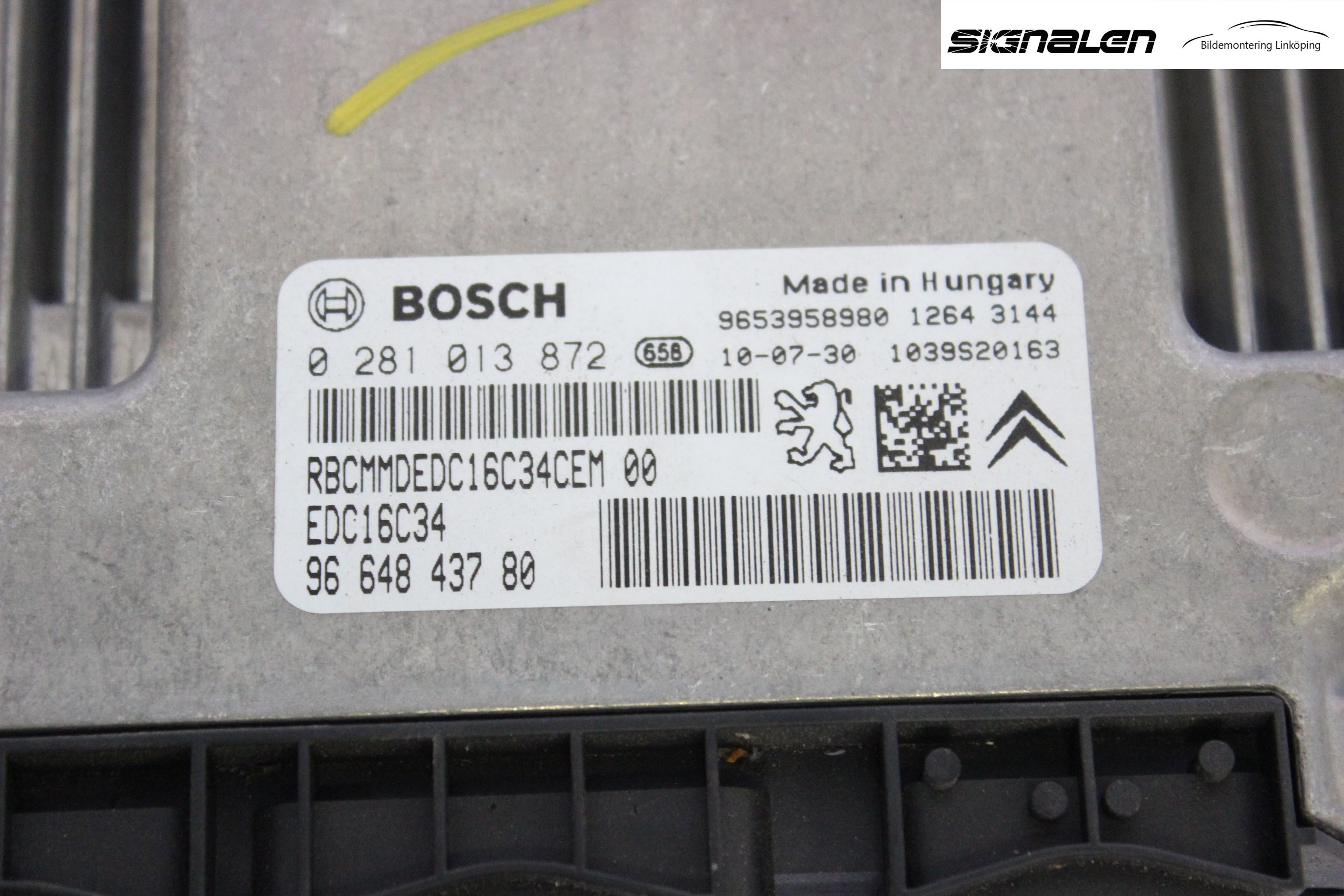 Peugeot 308 08-13 Styrenhet Inspump Diesel