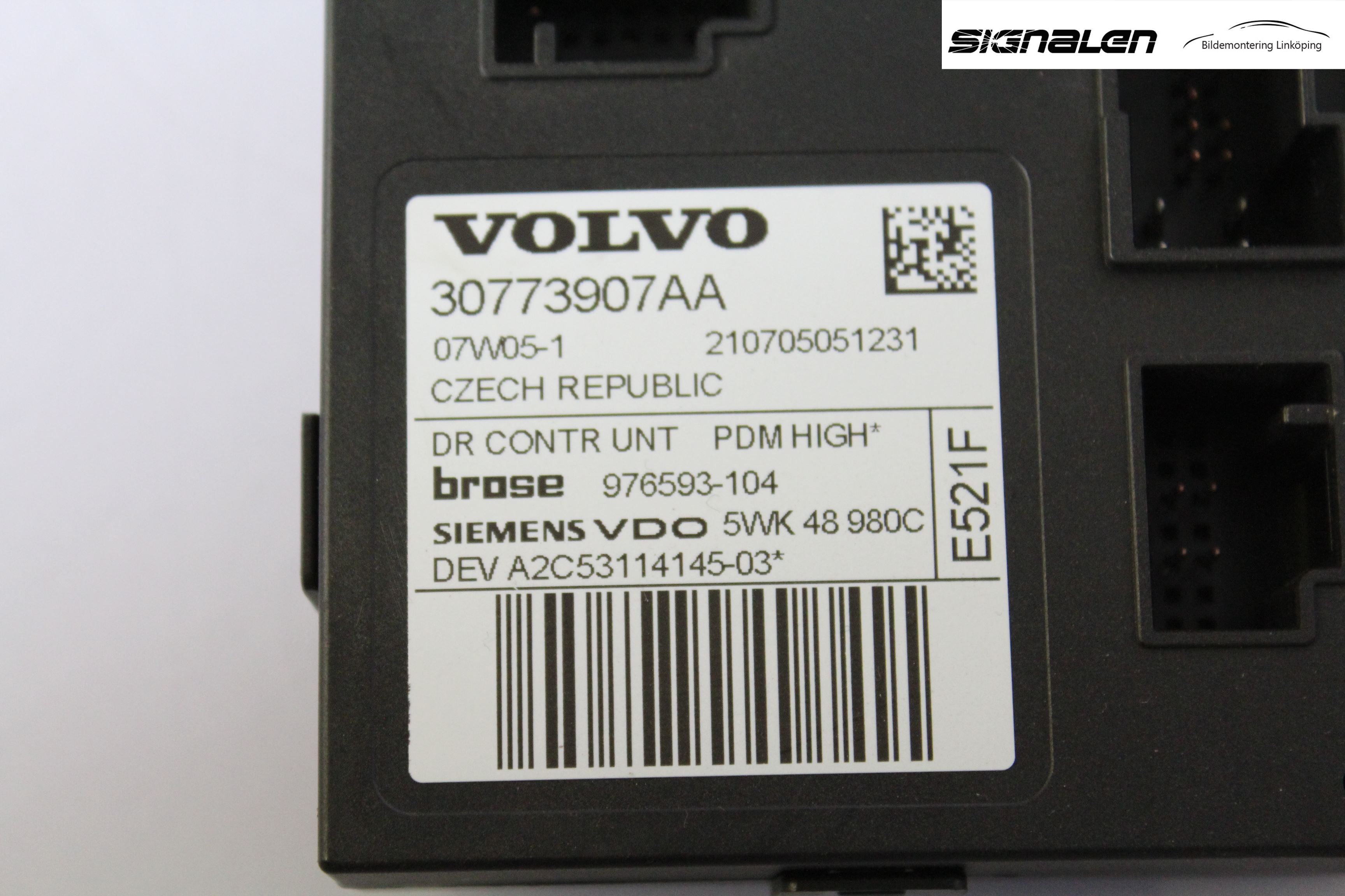 Volvo V50 04-07 Fönsterhissmotor